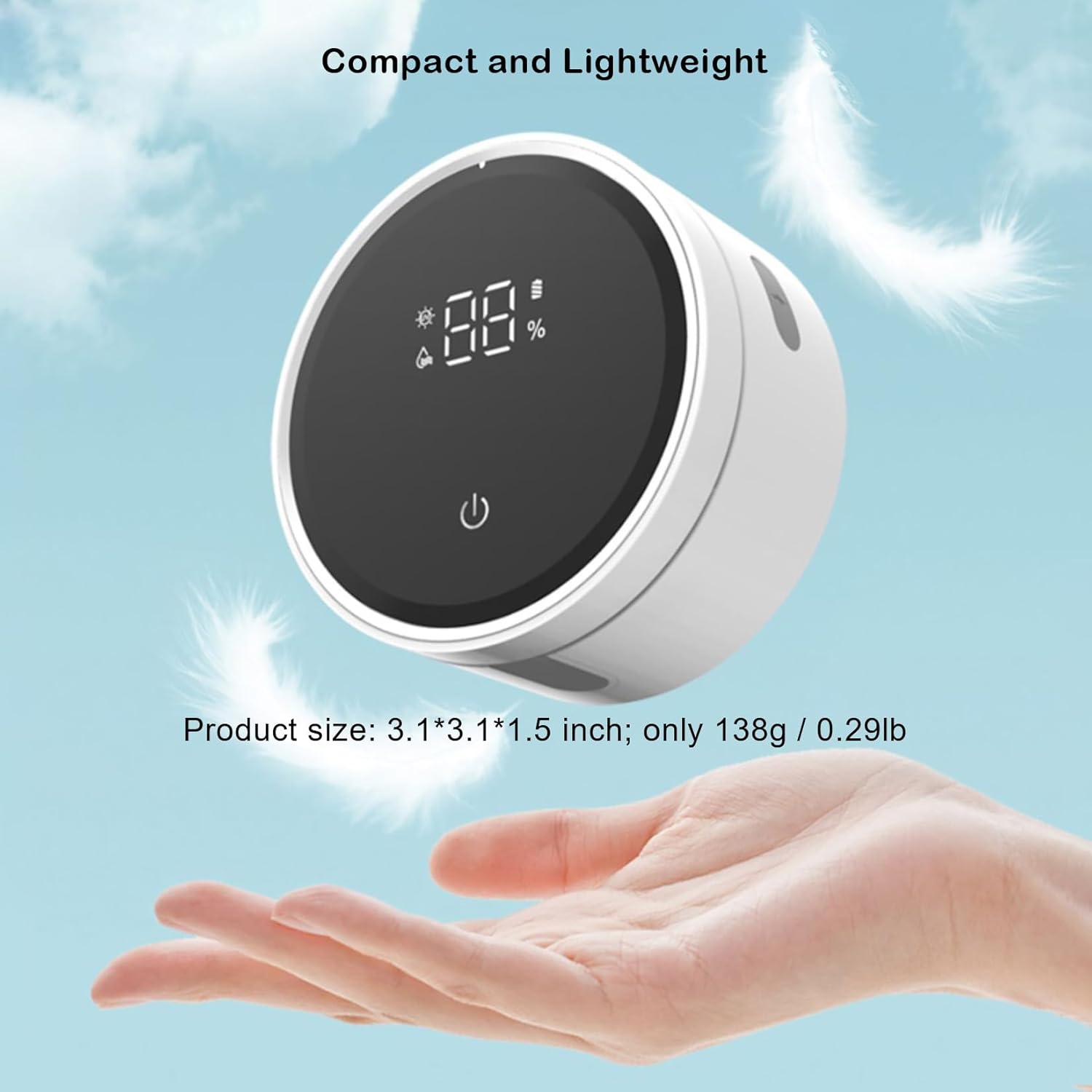 Compact Wall-Mounted Toothbrush Razor Holder with Smart Sensors