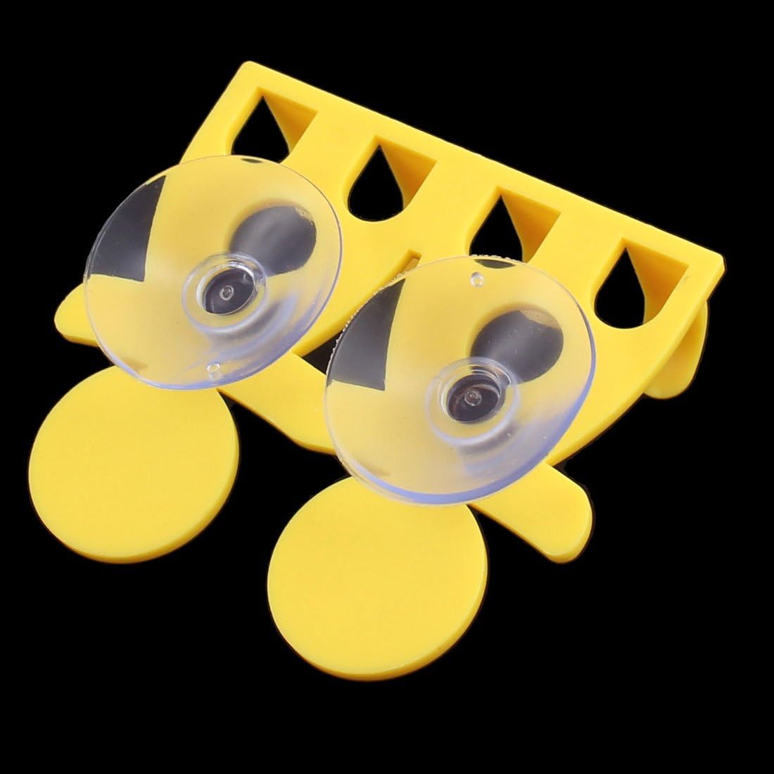 Qtqgoitem Suction Cup Toothbrush Holder Yellow 1