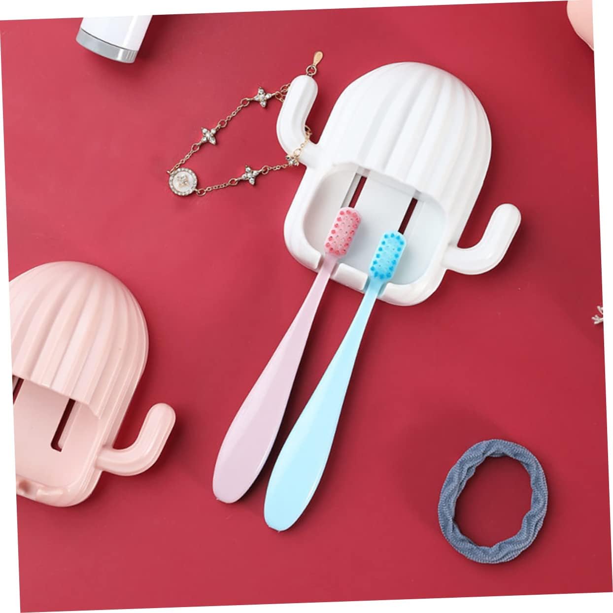 Elegant Cactus Toothbrush Racks