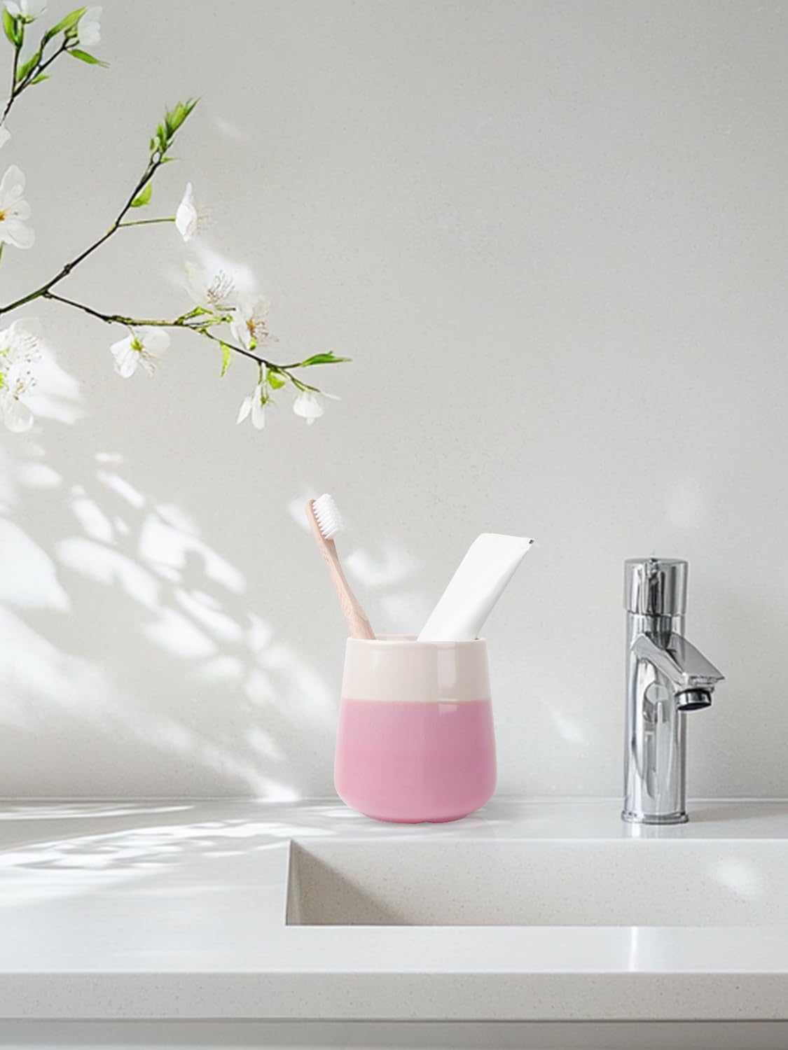 INGOFIN Ceramic Toothbrush Holder