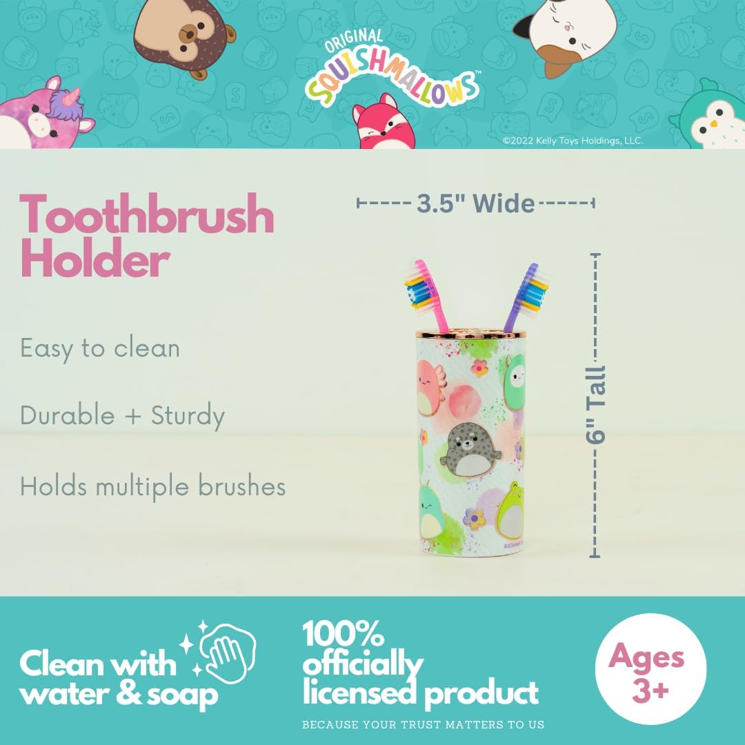 Franco Kids Hard Squishmallows Toothbrush Holder