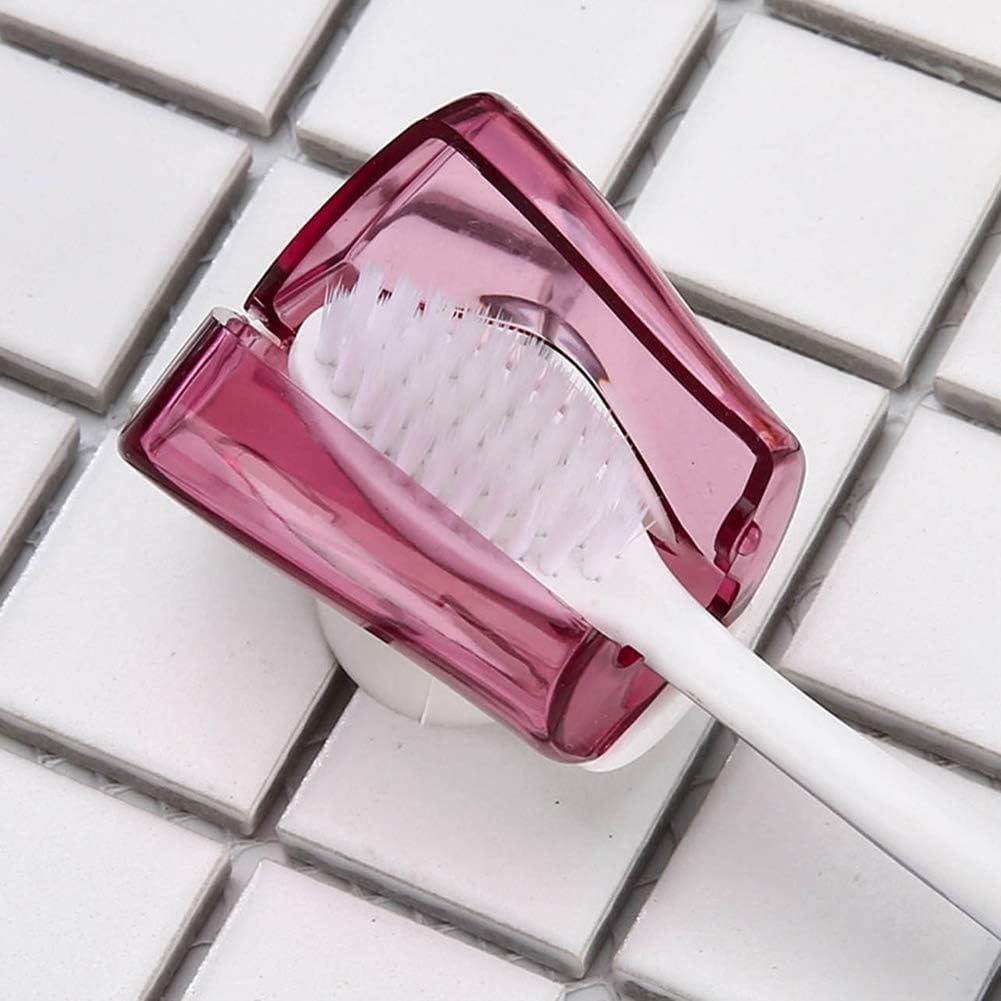 3Pcs Travel Toothbrush Holder with Suction Cup