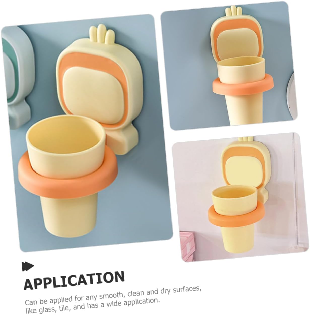 Ciieeo 1set Wall Mounted Toothbrush Holder