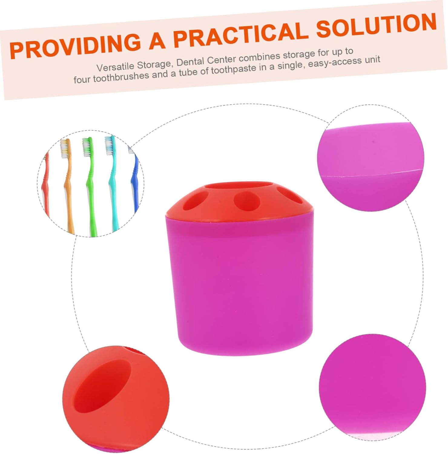 AmHEIGHT Fun Toothbrush Holder Durable Smart Design forBatchNorm