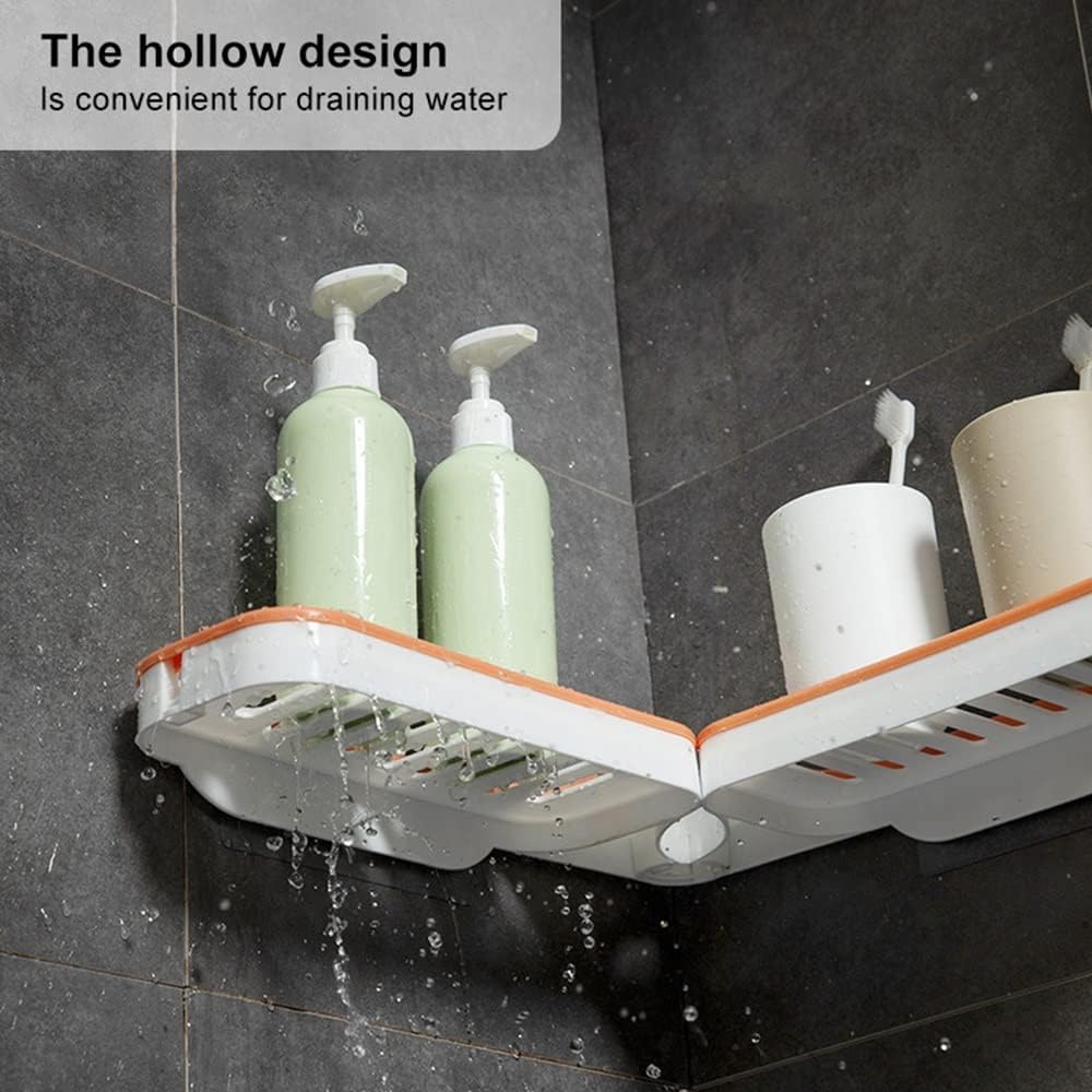 BAHELS 180 Corner Drain Shower Caddy Storage Rack