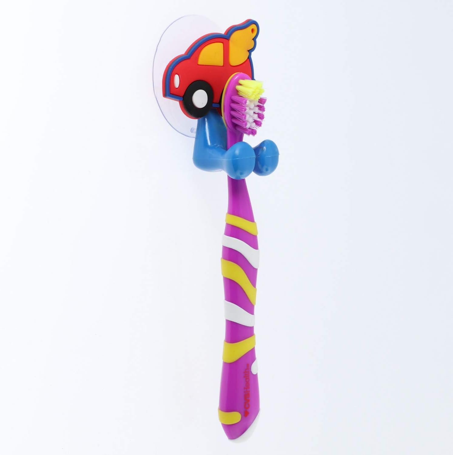Car Suction Toothbrush Holder for Mirror Wall - Blue
