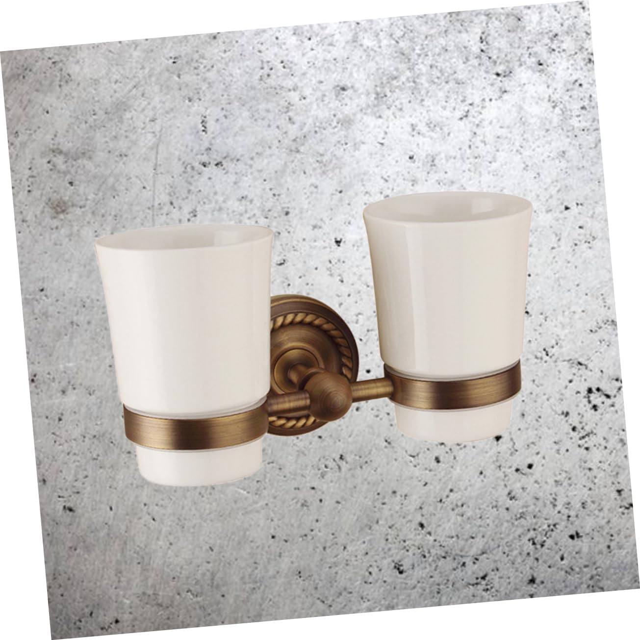 Vivid Wall-Mounted Toothbrush Cup Holder