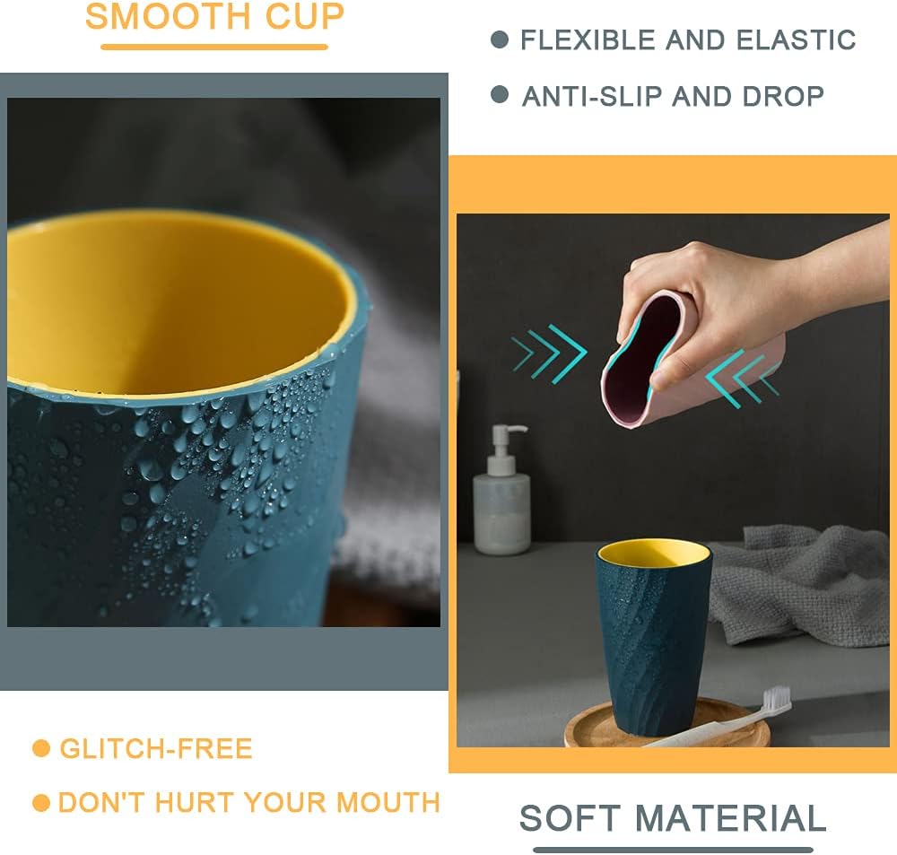 2Pack Unbreakable Toothbrush Cup Holder