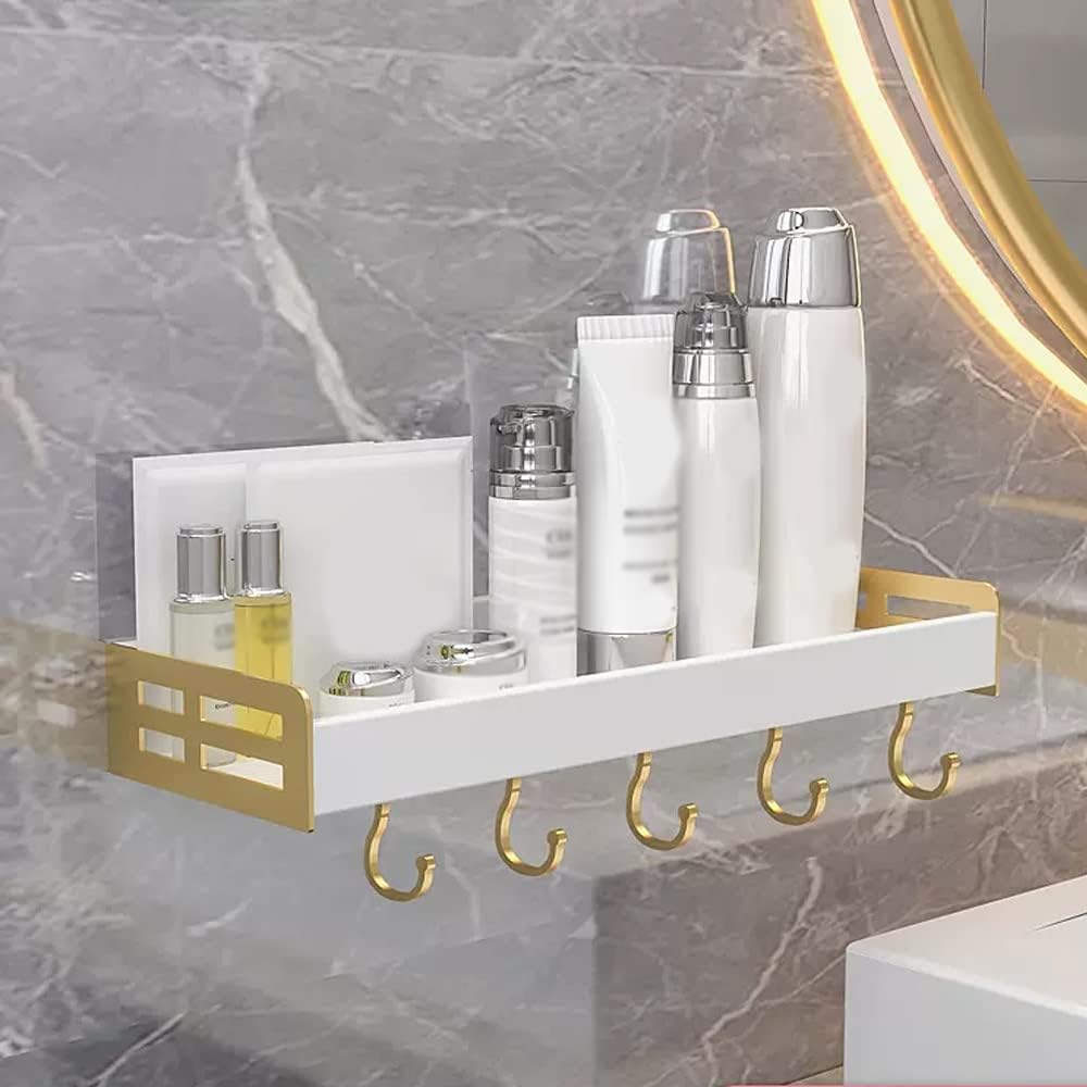 PremiumProfessional Wall-Mounted Shower Caddy for Bathroom Storage