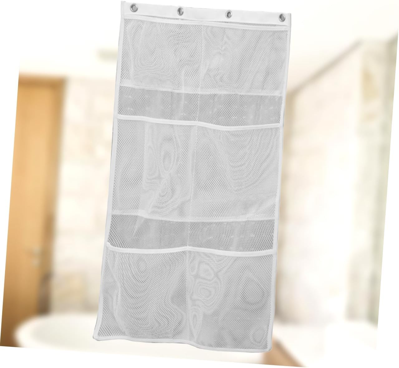Hanging Mesh Shower Organizer Bag for Shampoo Conditioner and Toys
