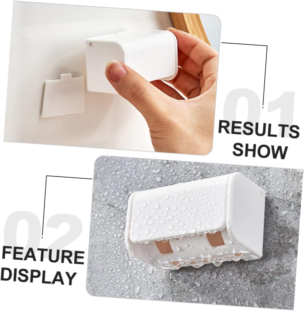 Wall-Mounted Toothbrush Holder