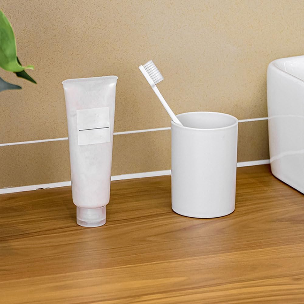 Adorable Home Gift - Non-Slip Toothbrush Cup for Couples White