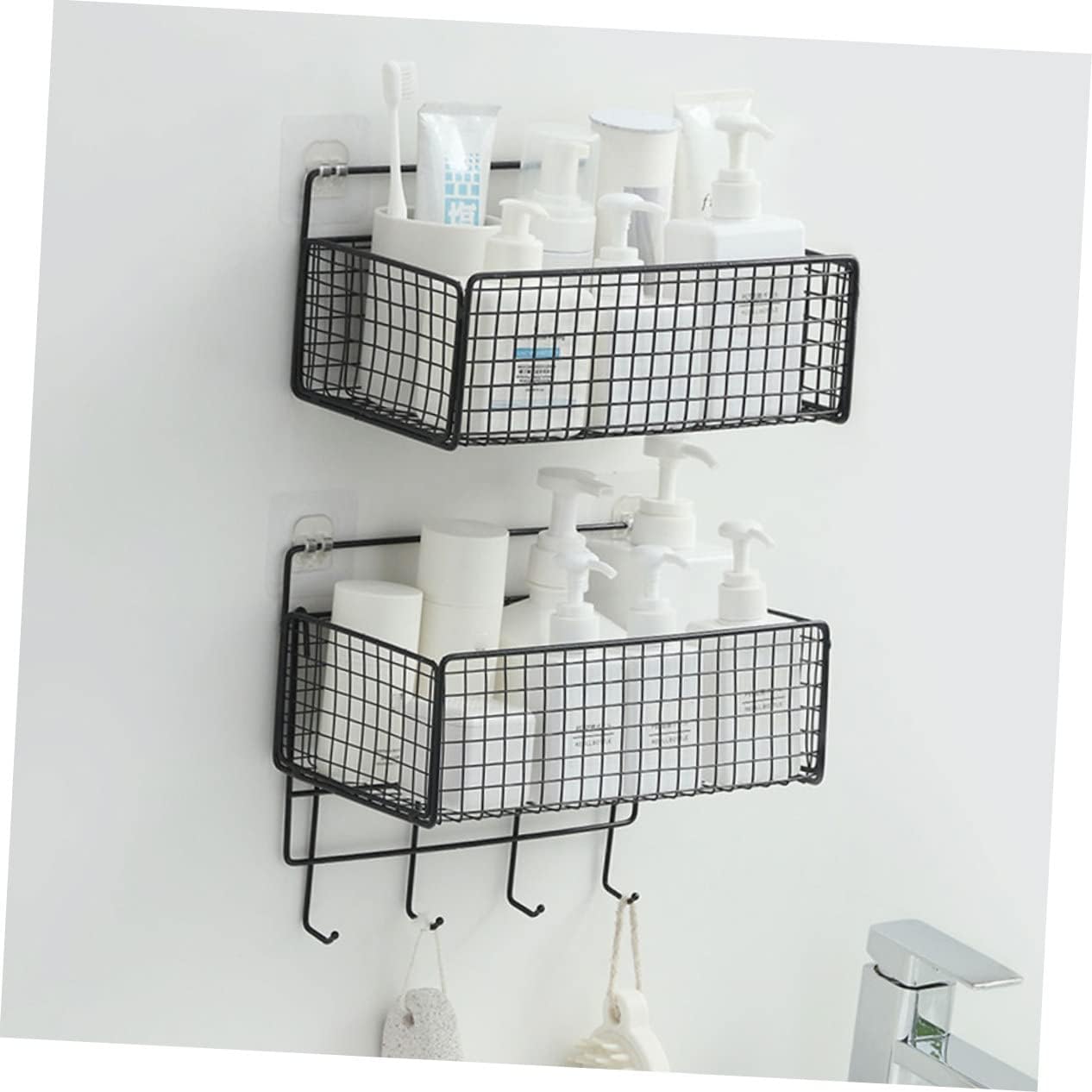 Sturdy Iron Shower Organizer for Bathroom Storage