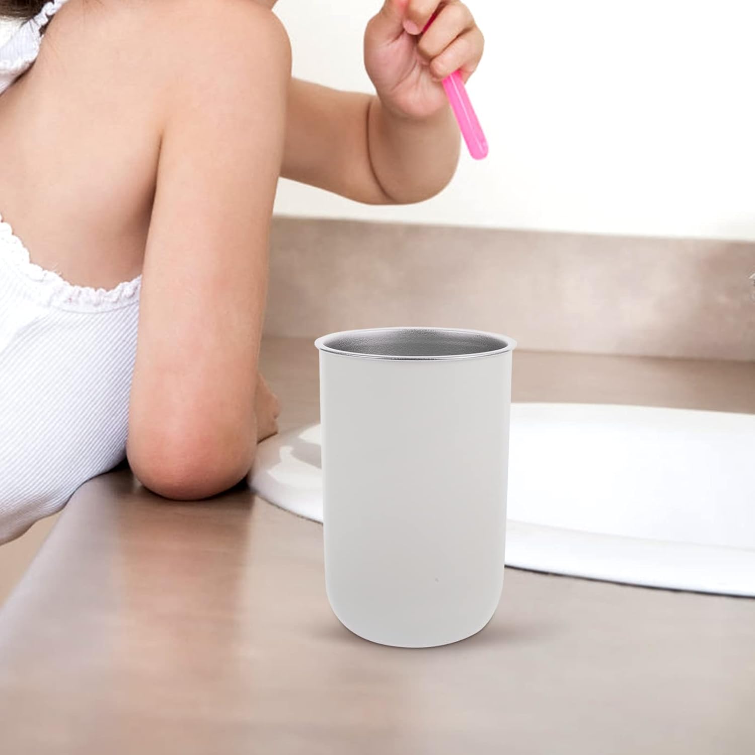 Stay organized and elegant with the Healeved Toothbrush Cup Holder Set
