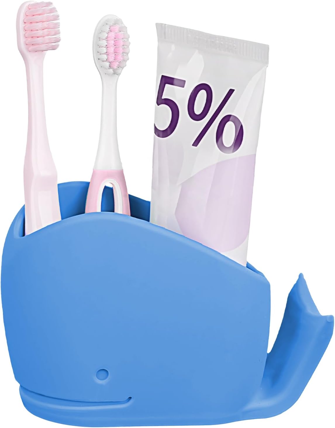 Cute Whale Toothbrush Holder for Kids and Adults