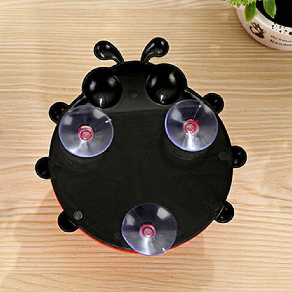 Red Ladybug Toothbrush Holder with Suction Cup
