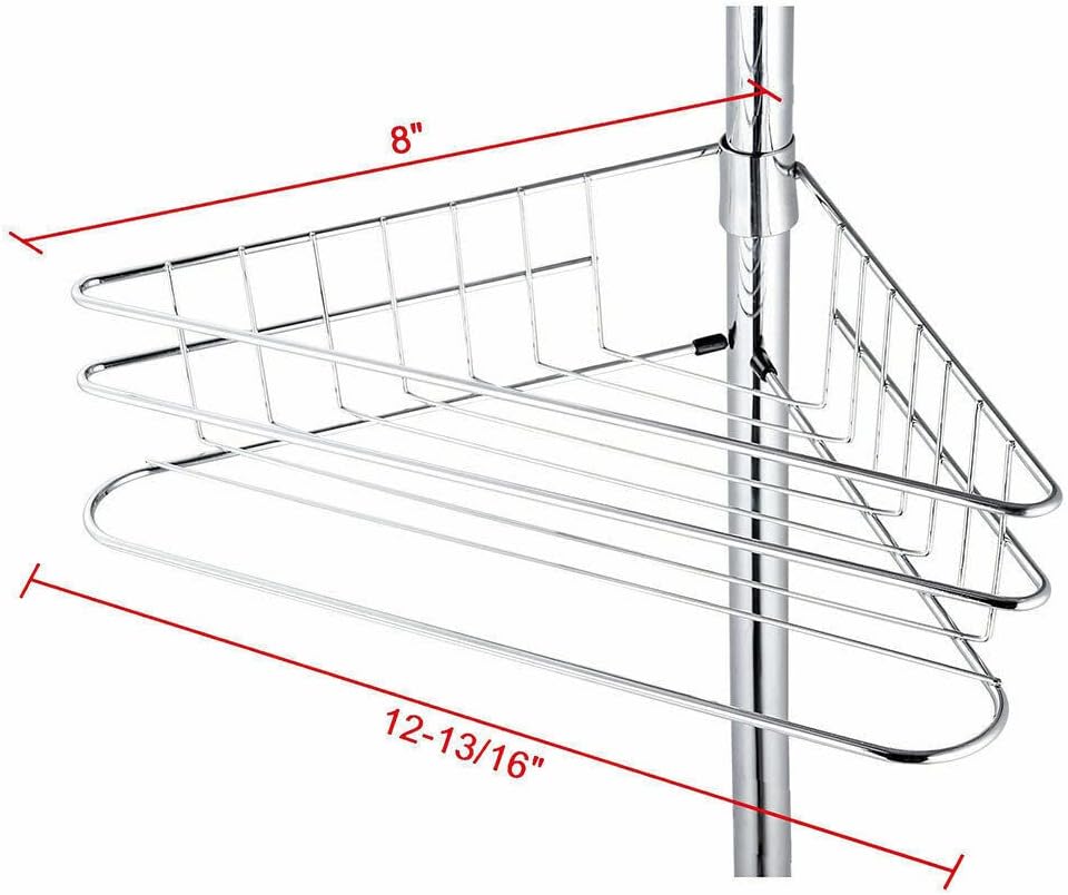 Low-Cost Drama4-Level Bathroom Shelving Rustproof Showers Corner Organizer