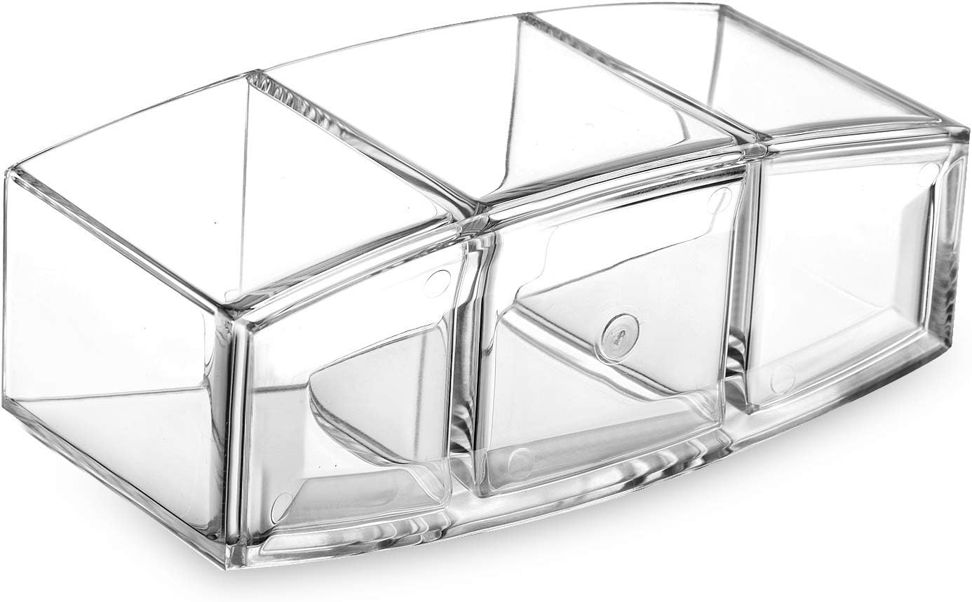 3 Slot Clear Toothbrush Holder IKWZ