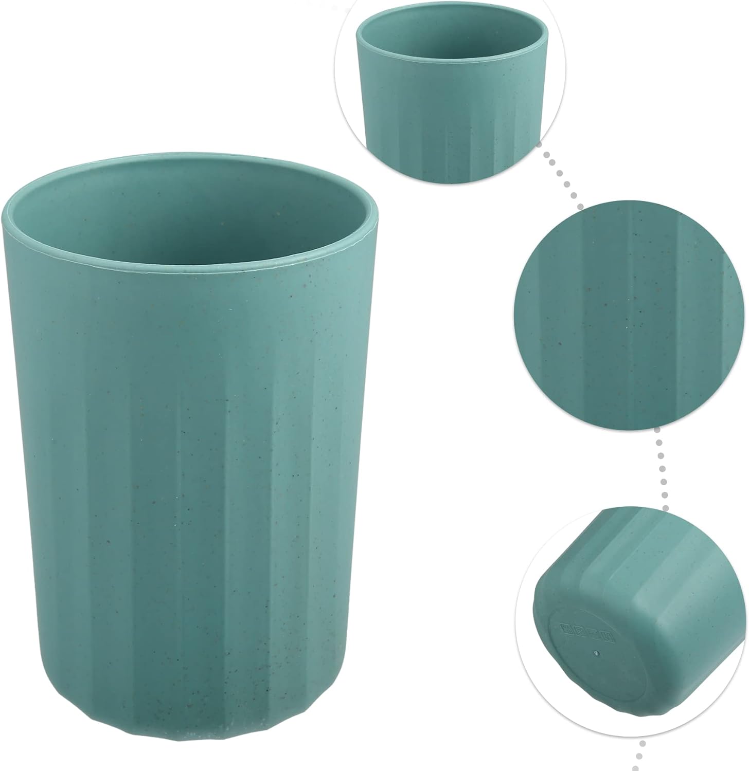 VOCOSTE 1-Piece Bathroom Tumbler Deep Green