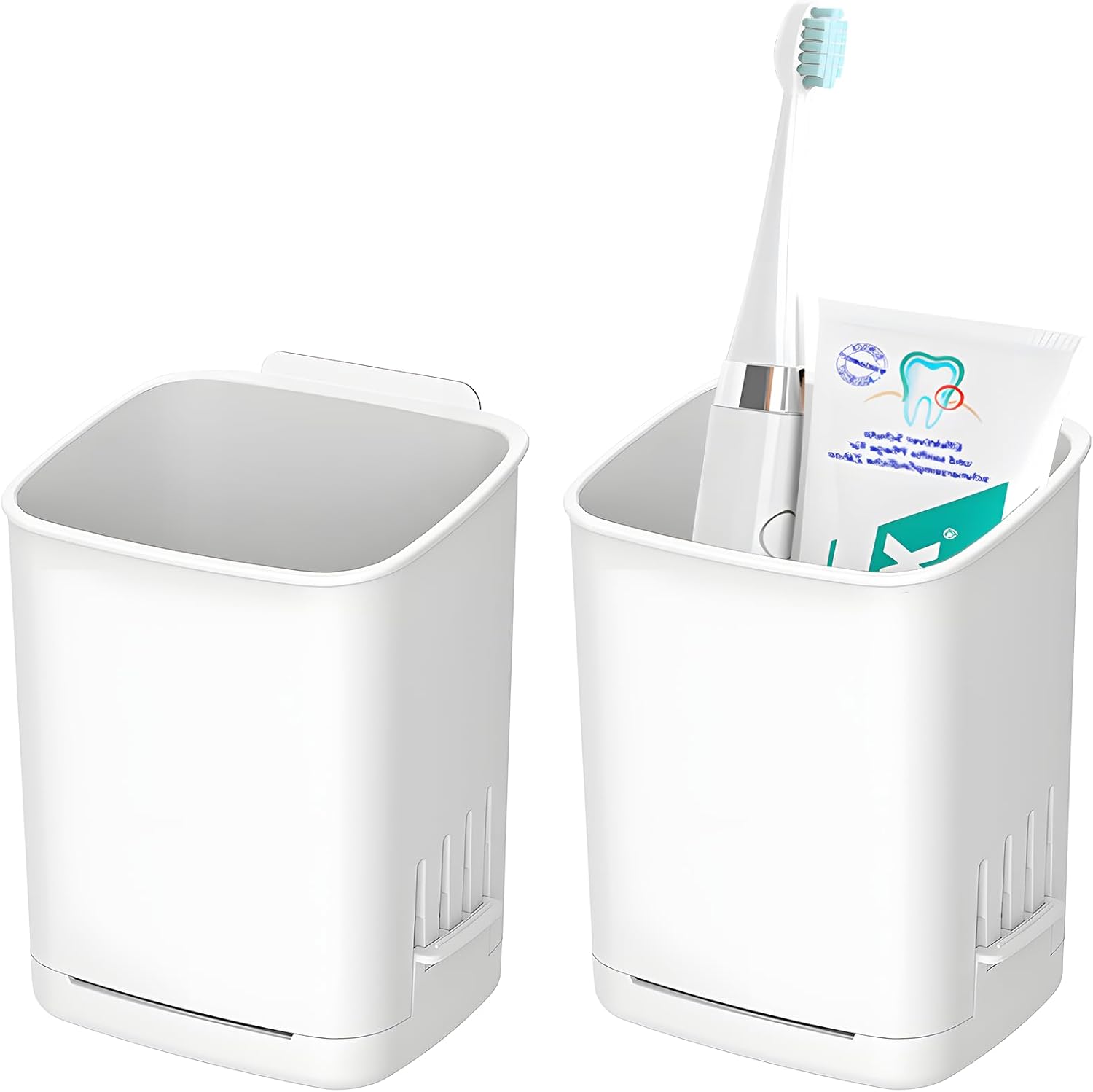 SIBRANT Wall-Mounted Toothbrush Holder Premium Design