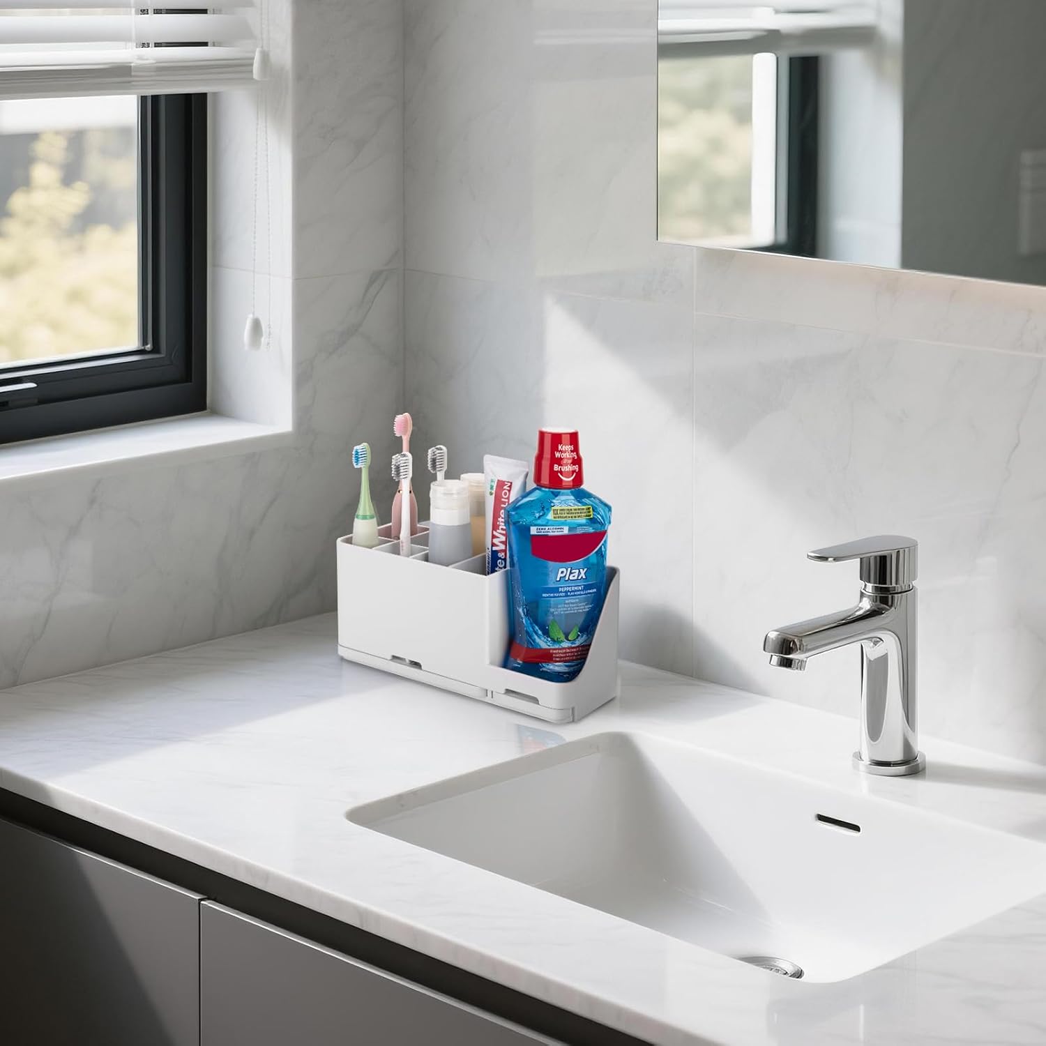 Easy-to-Use Durable Electric Toothbrush Holder for Bathroom Storage