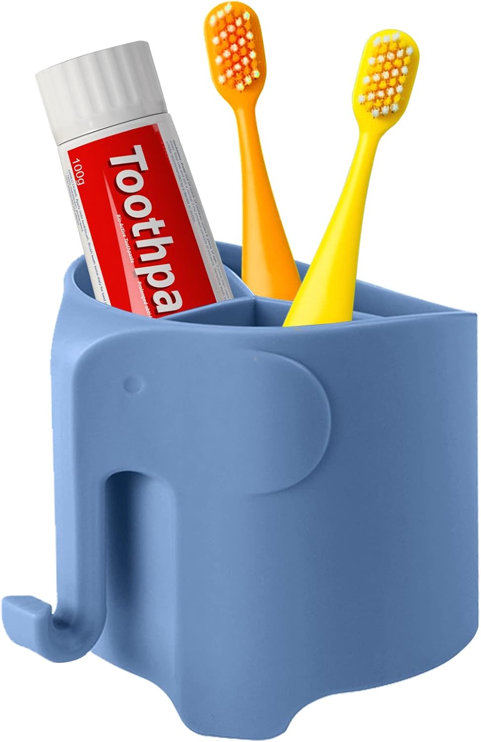 RyanLemon Elephant Toothbrush Holder for Toddler suction cup
