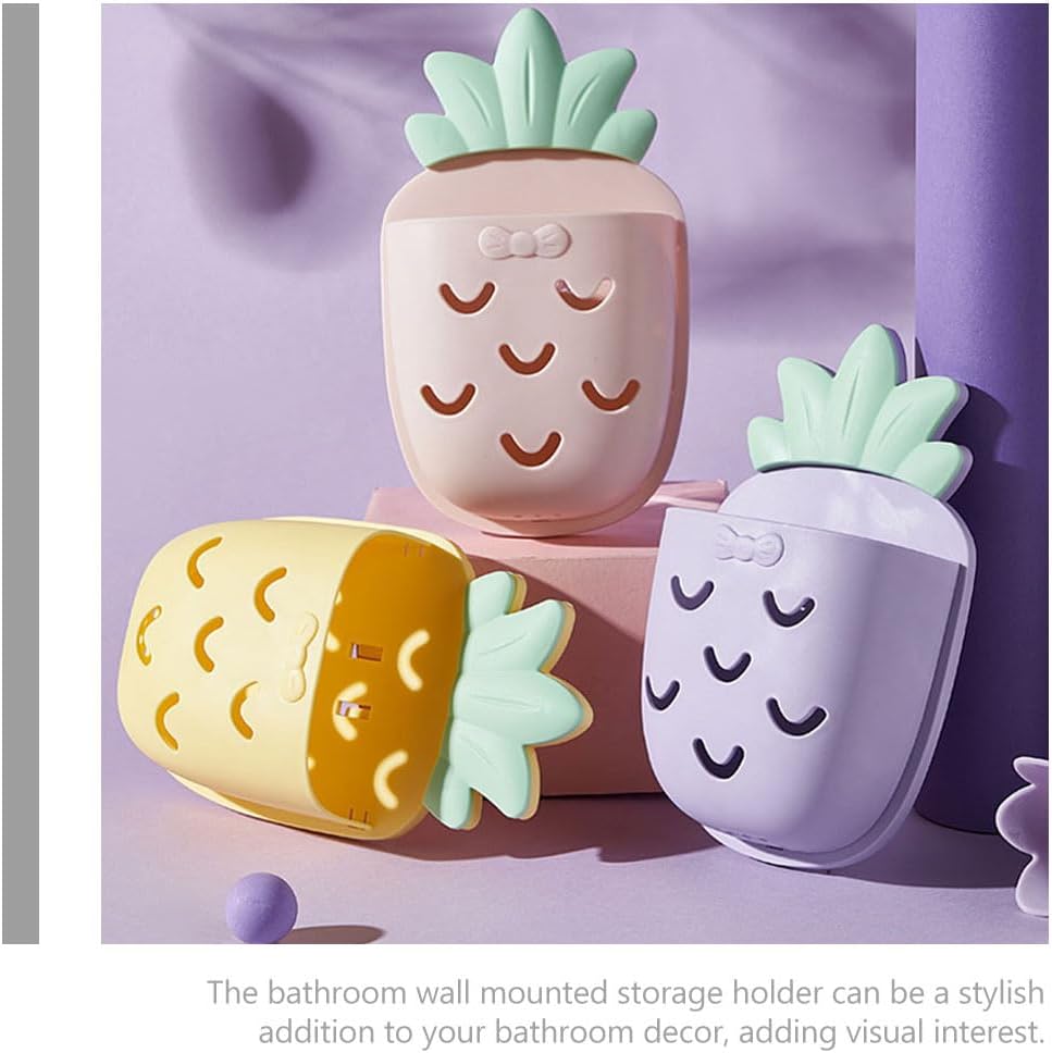 Hemoton Pineapple Wall Organizer 2-Pack