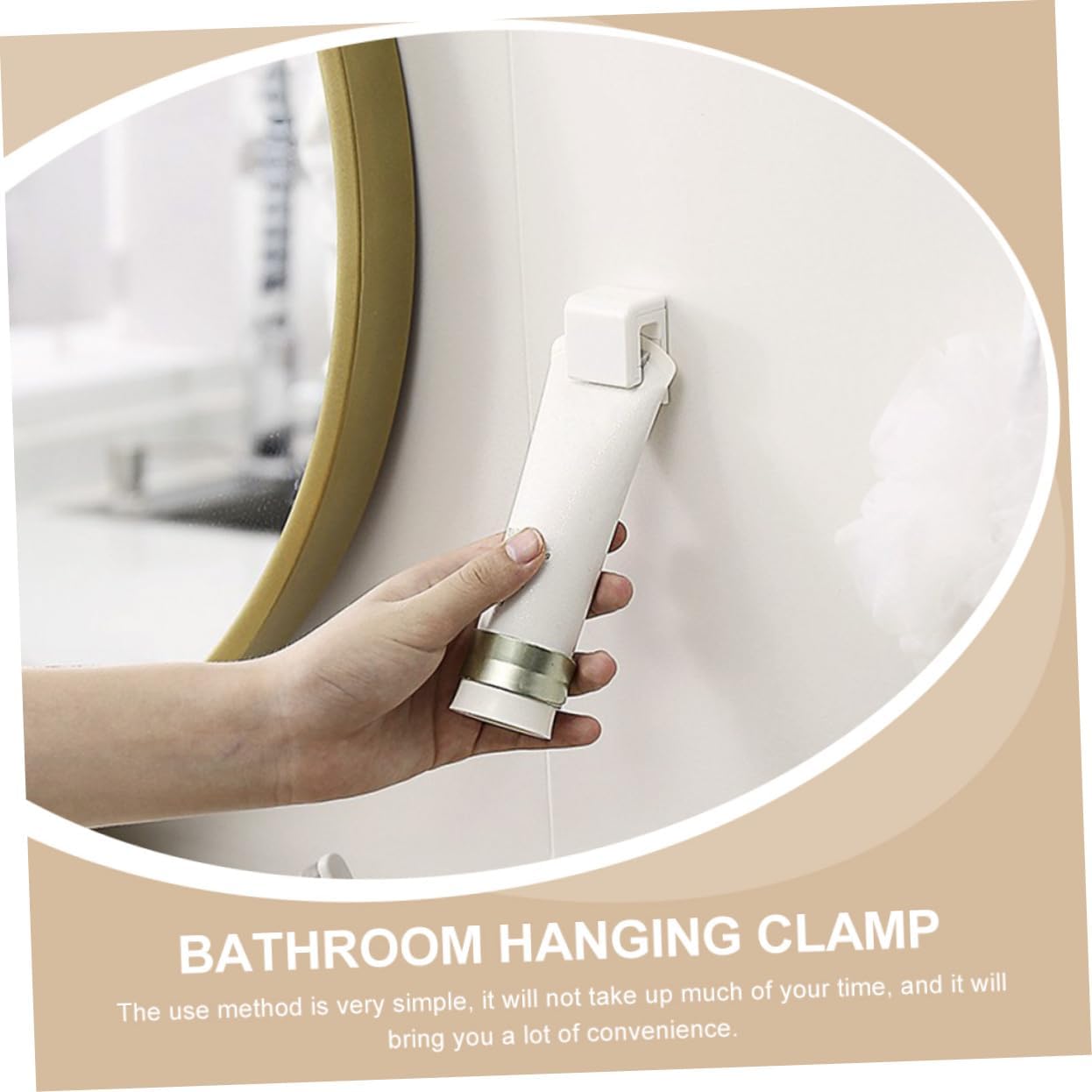 Small Hanging Toothbrush Holder PP Material