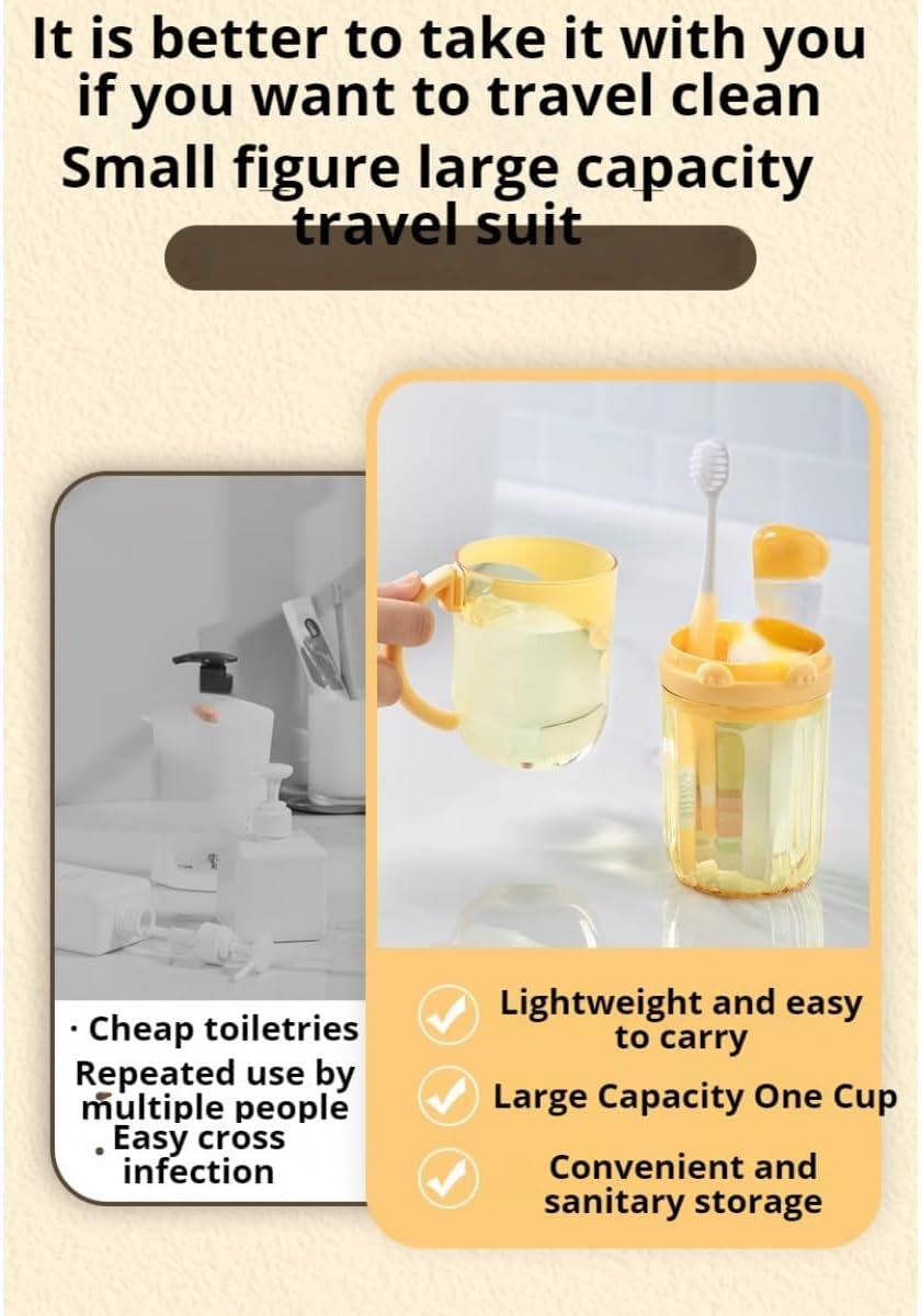 Perfect for Kids Compact Fun Travel Toothbrush Holder