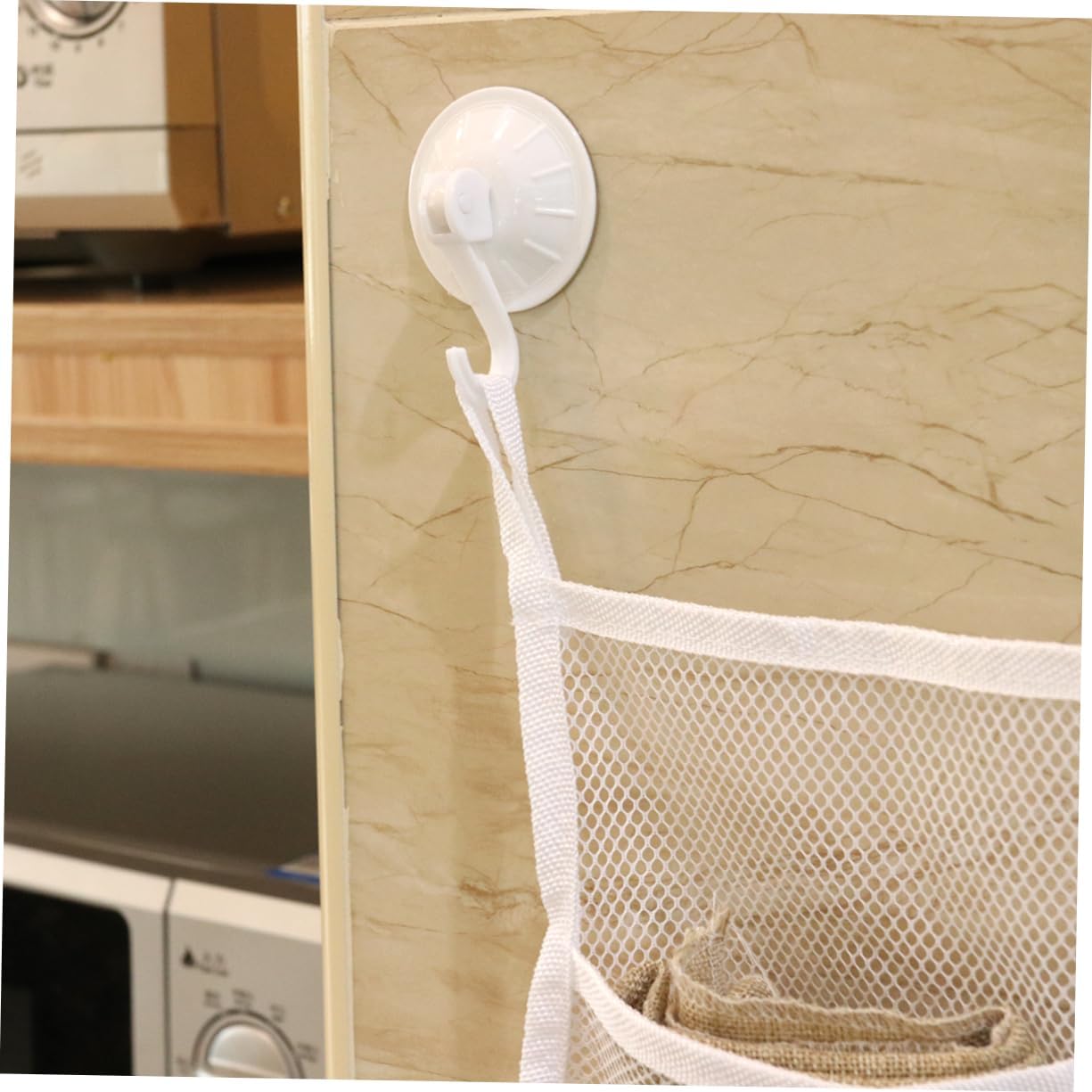 Bath Storage Net Bag with Suction Cups