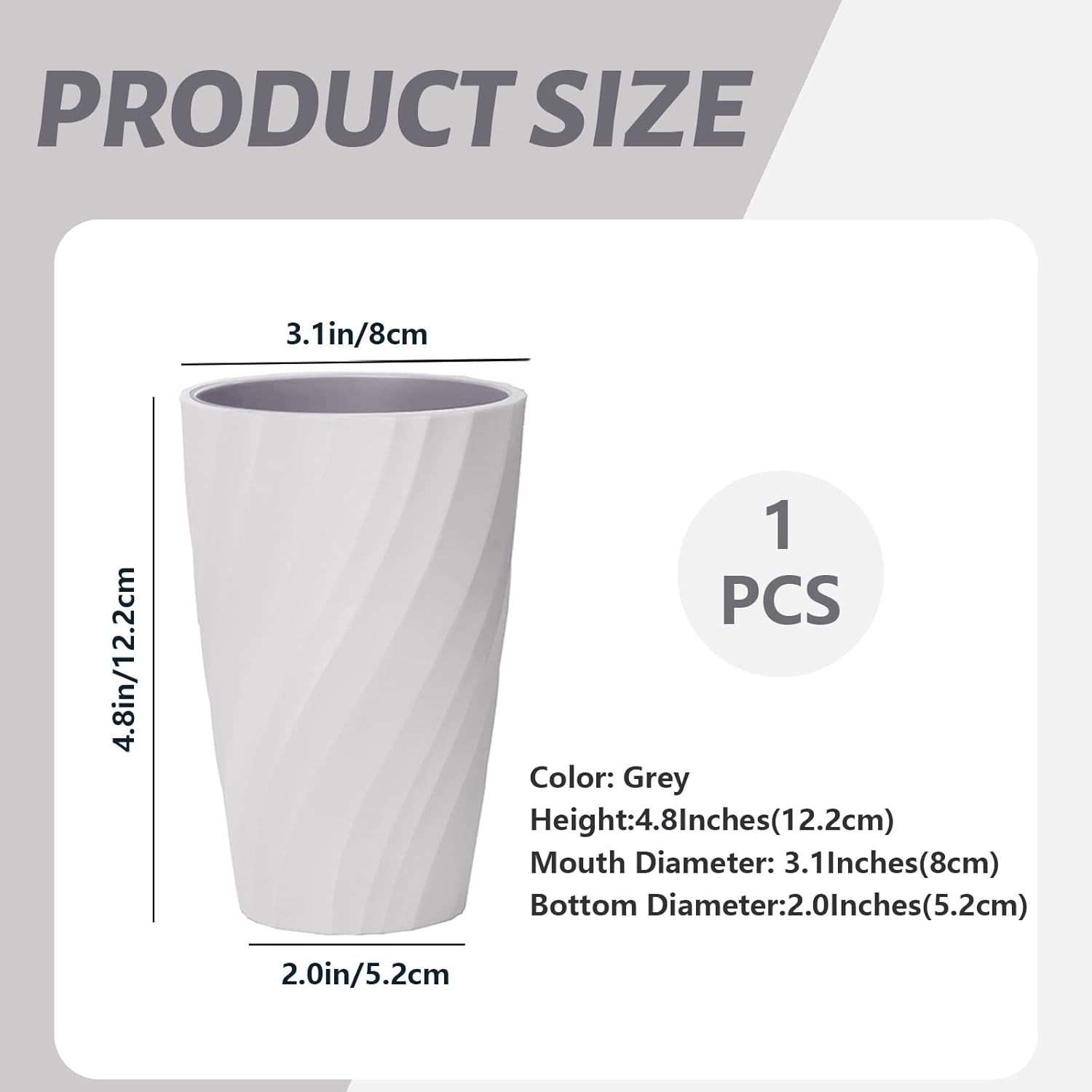 Unbreakable Toothbrush Tumbler for Home Travel
