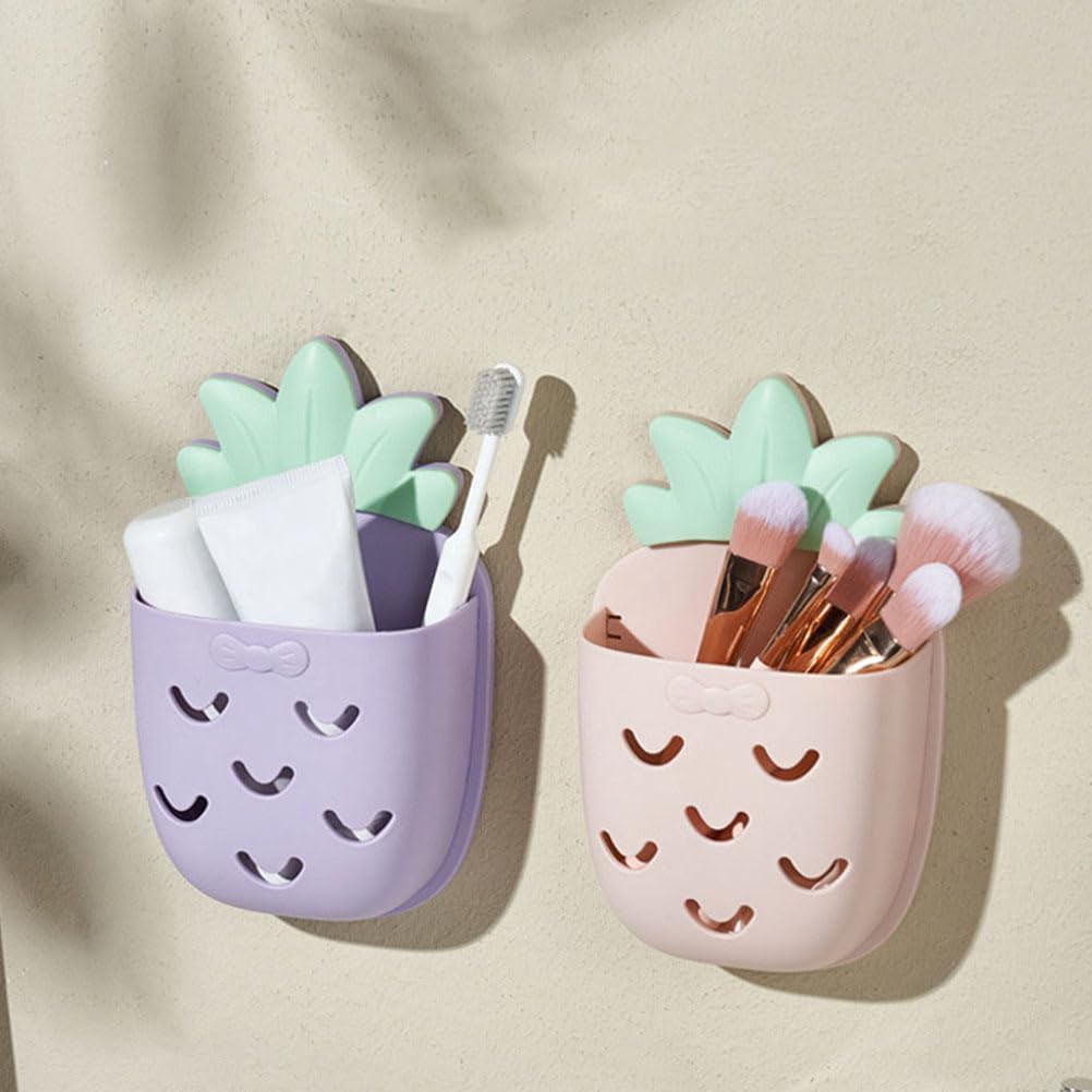 Hemoton Pineapple Wall Organizer 2-Pack
