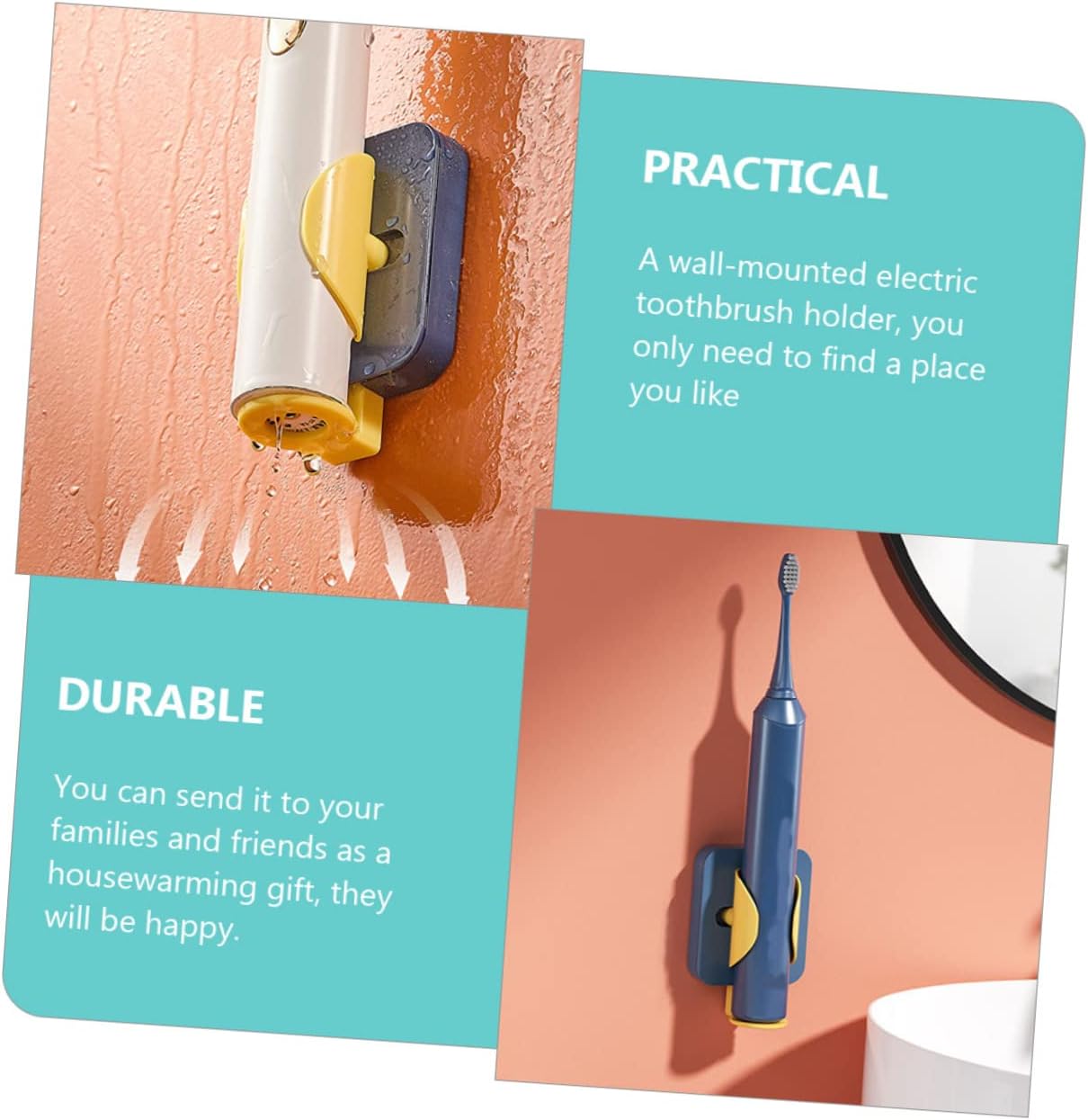 Elegant Electric Toothbrush Holder for Bathroom