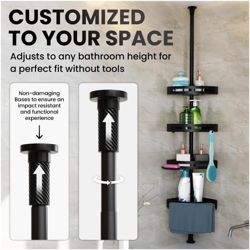 Impose Corner Shower Caddy by J-Rod Innovations