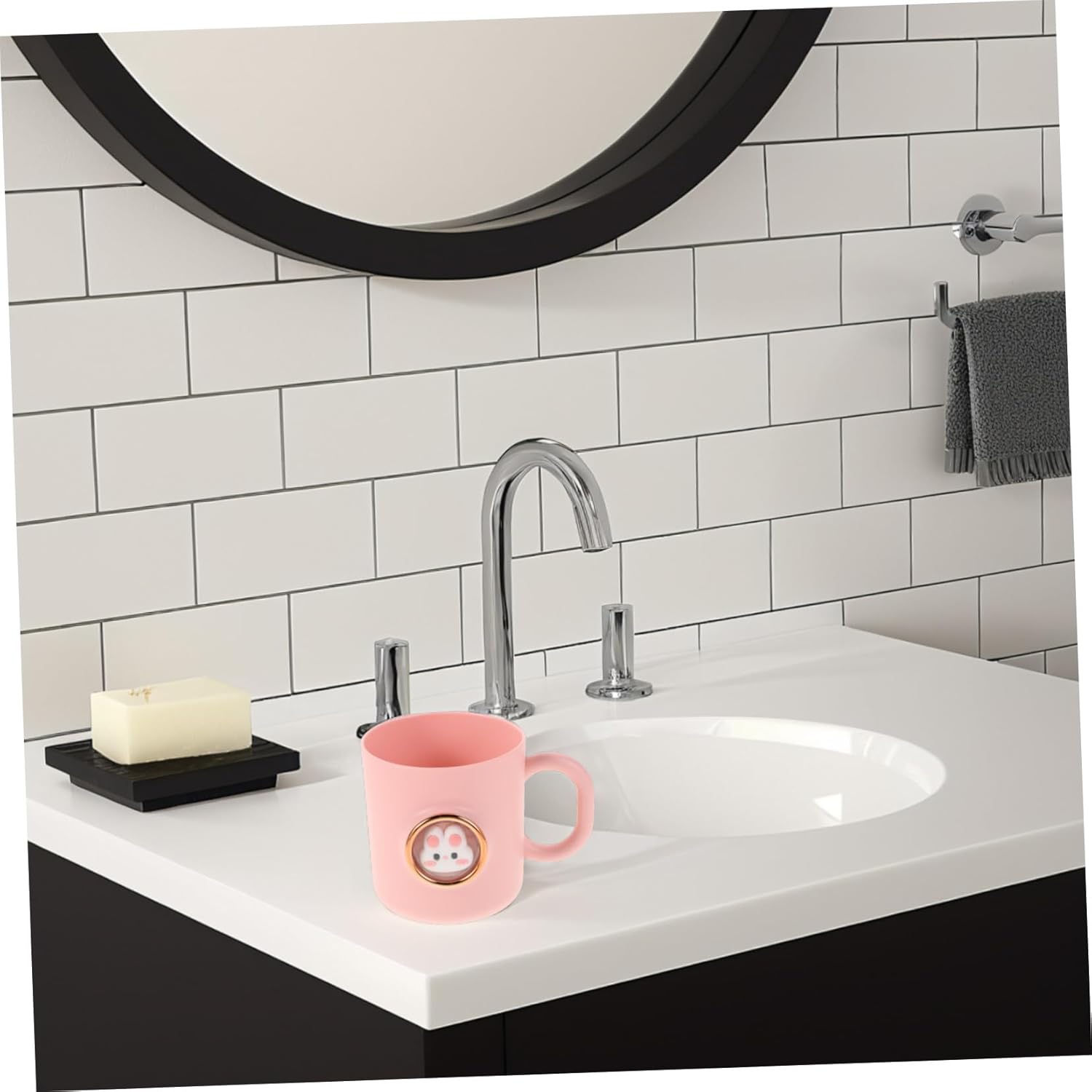 Gogogmee Heavy Duty Toothbrush Holder Cup for Bathroom Kids Toothbrush Holder mug