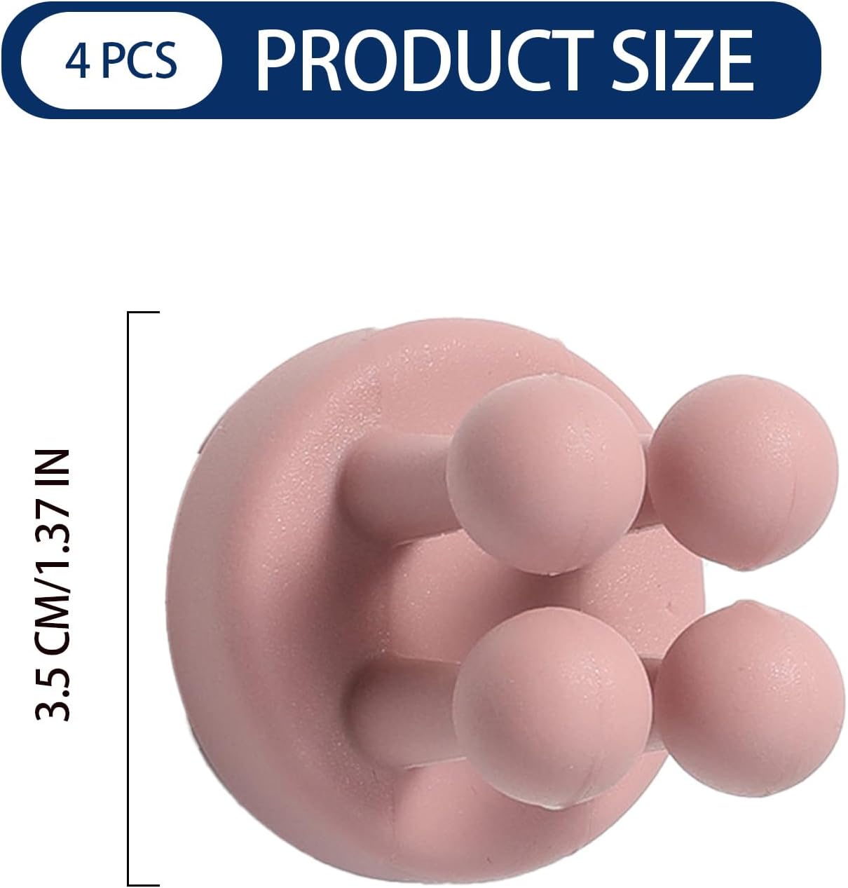 Compact Silicone Toothbrush Holder for Kitchen Bathroom Organization