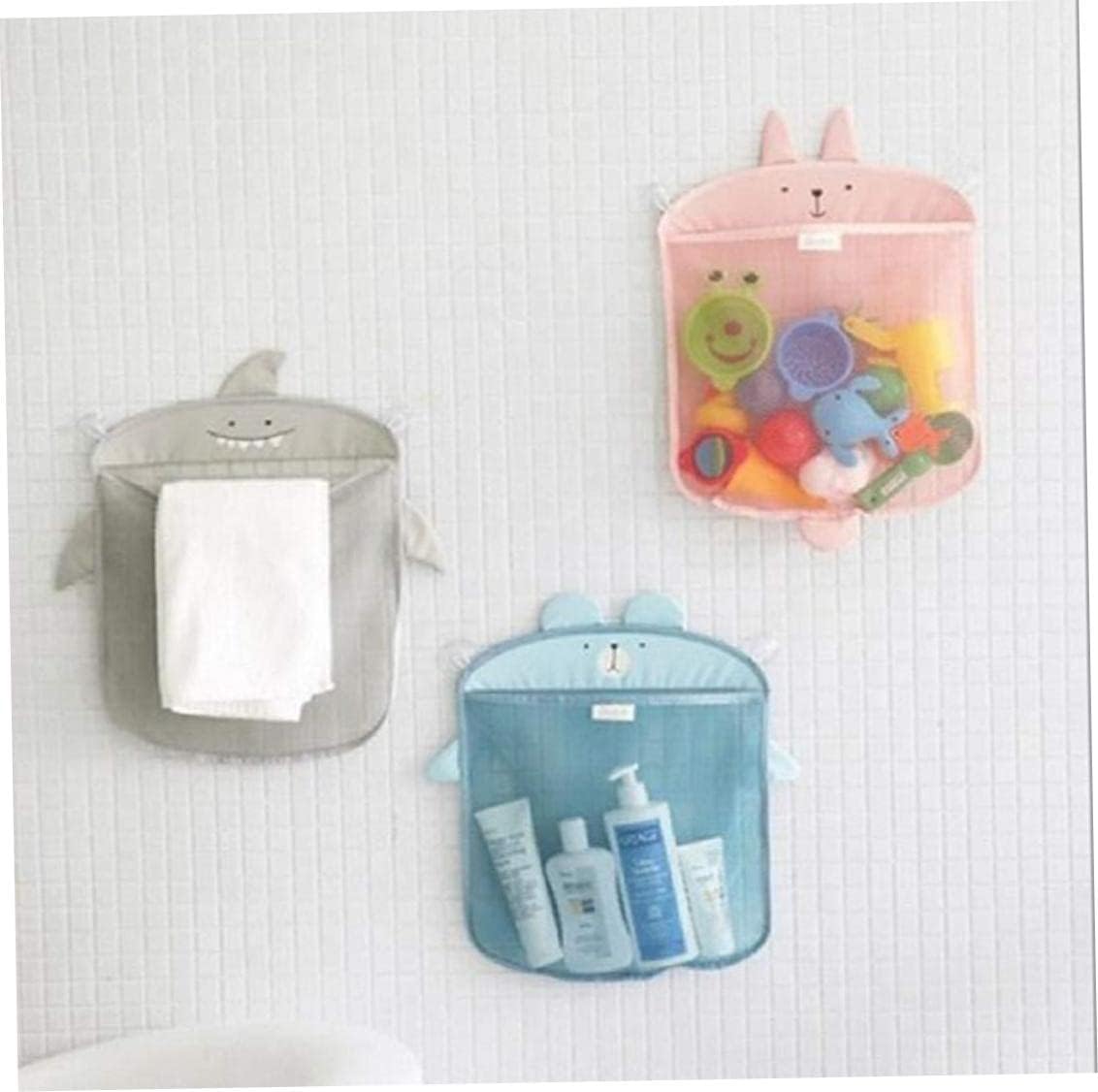 KUYYFDS Easy Bath Toy Organizer Net for Kids with Suction Cups