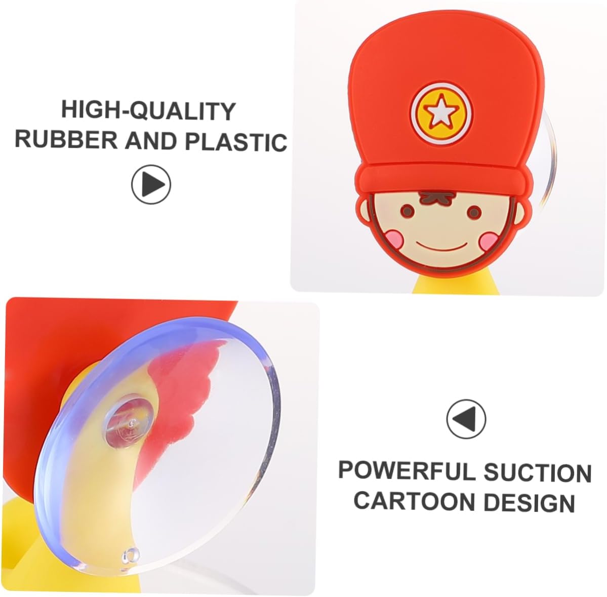 Eco-Friendly Cartoon Suction Cup Toothbrush Holders for Kids