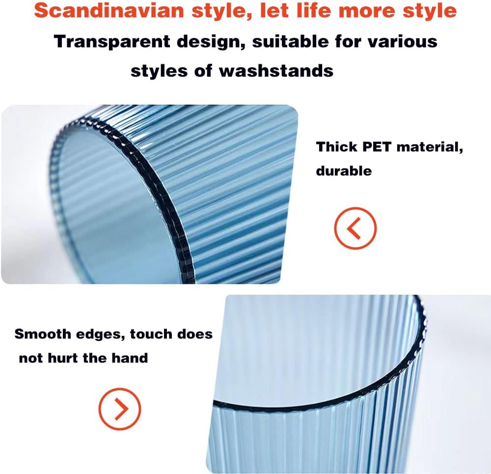 Cawein 3PCS Toothbrush Cup Holder Set