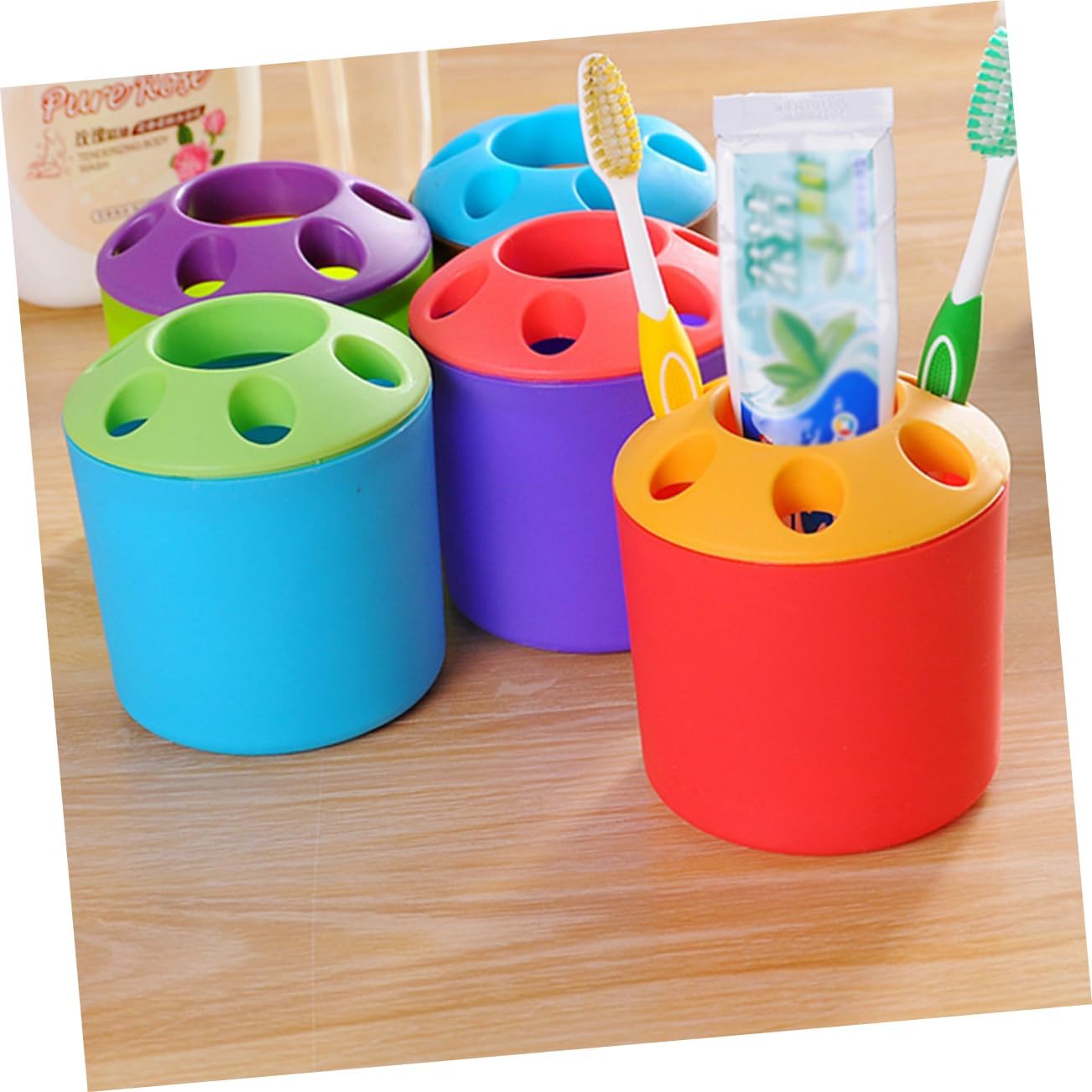 Extra-Mpace Toothbrush Holder Organizer