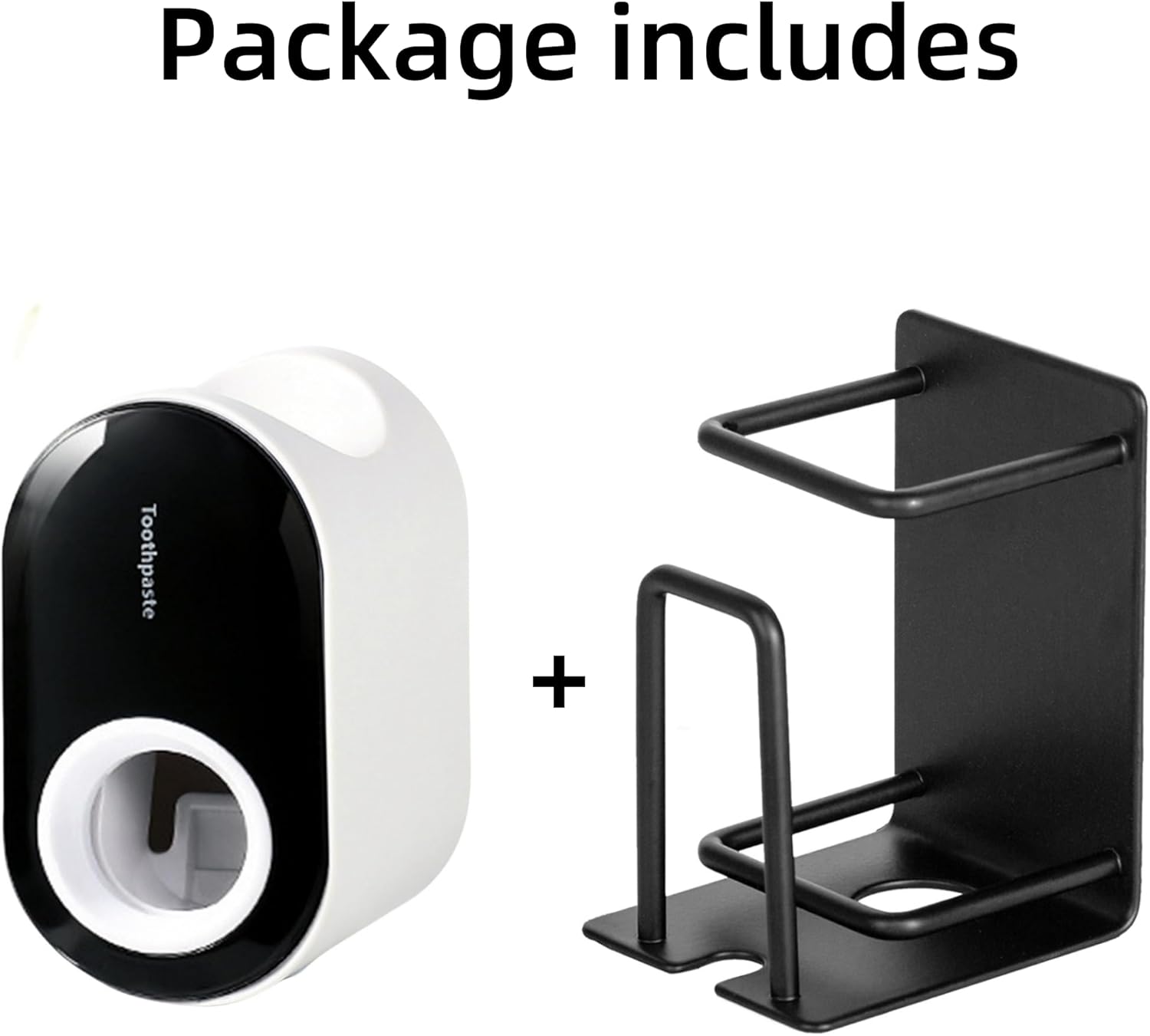 Stainless Steel 3-in-1 Wall-Mounted Oral Care Organizer
