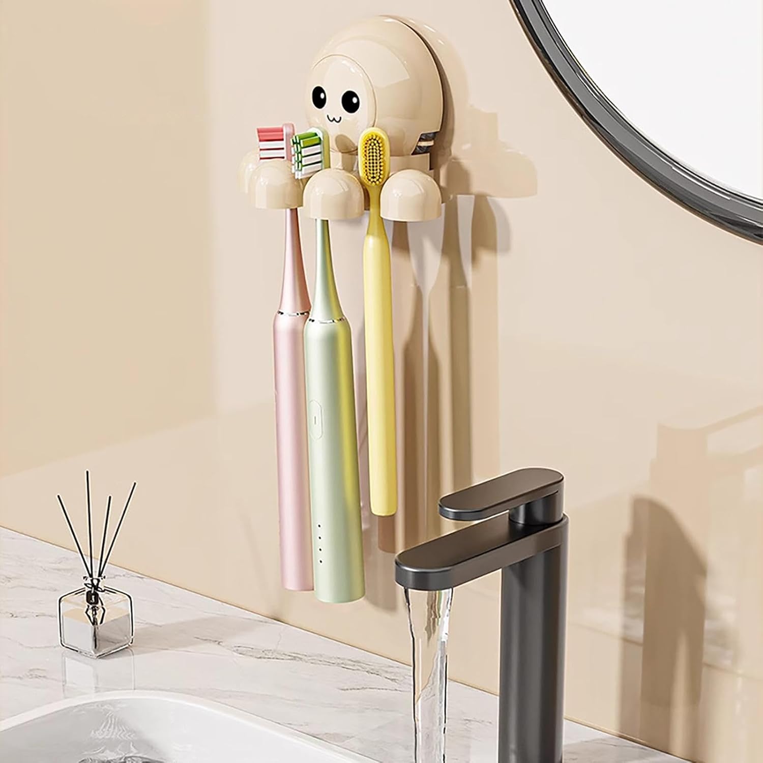 Cute Octopus Toothbrush Holder for Bathroom