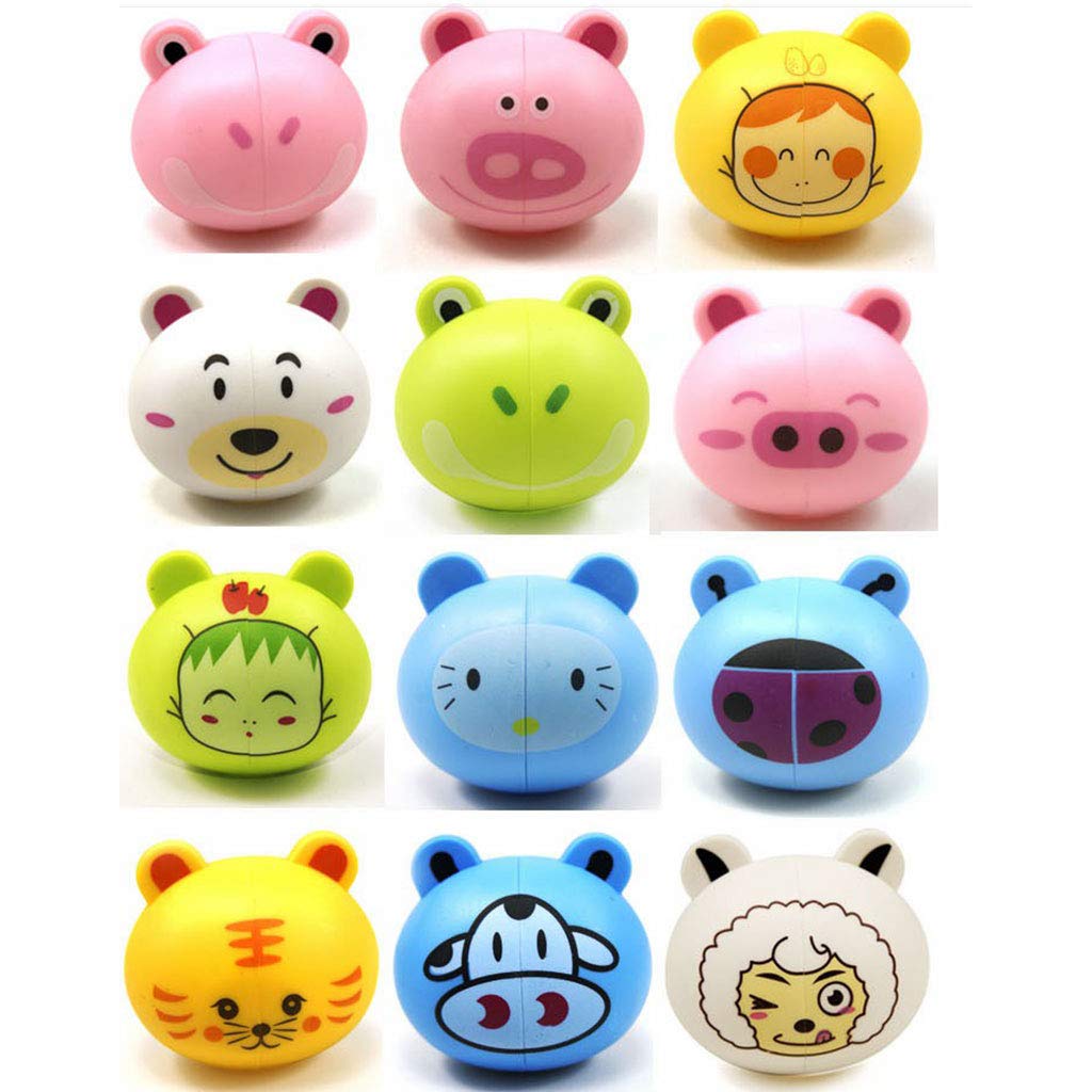 Cartoon Animal Toothbrush Holder with Suction Cups for Kids
