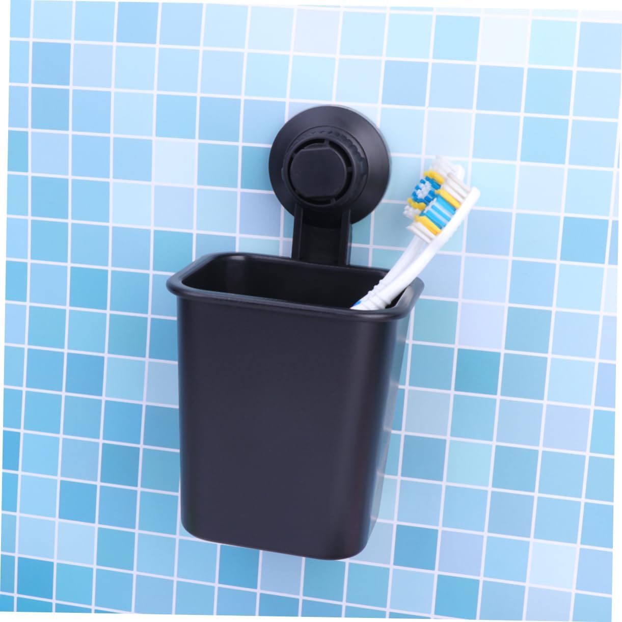 Toothbrush Cup Holder Suction Cup Design Wall Storage for Boys Girls