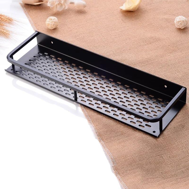 Stylish 30CM Space Aluminum Bathroom Caddy Organizer with Drainage
