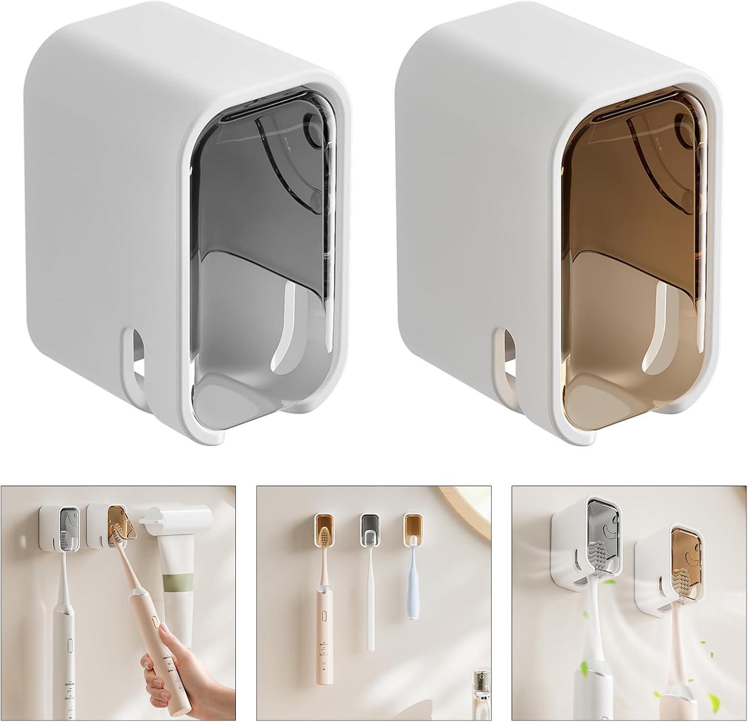 Clutter-Free Bathroom endorse Electric Toothbrush Holder