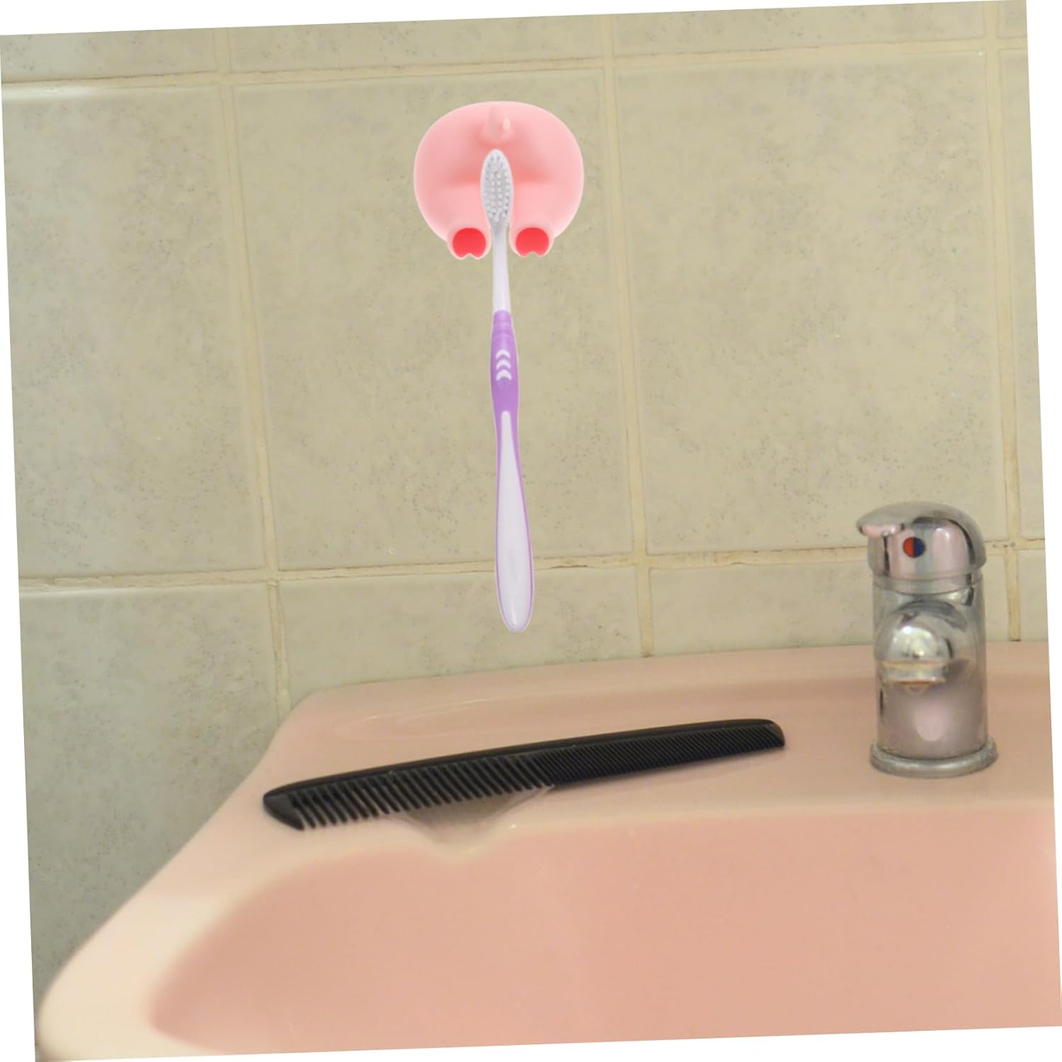 Unomor Cartoon Toothbrush Holder with Wall Hook