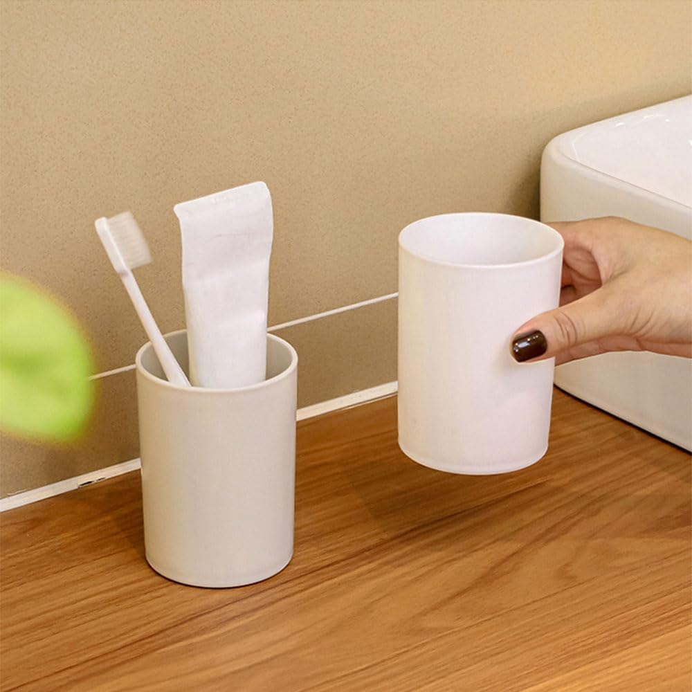 Non-Slip Reusable Toothbrush Cup for Couples