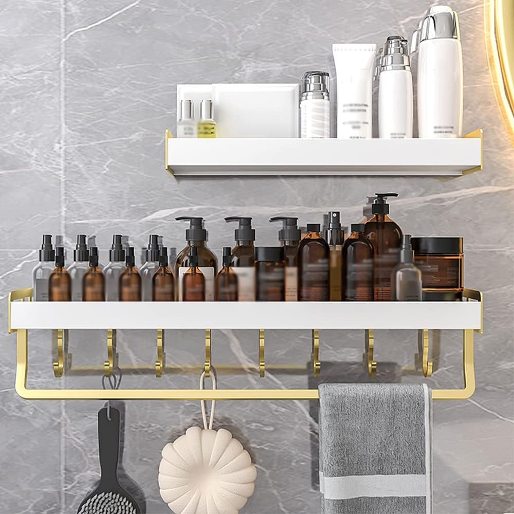 PremiumProfessional Wall-Mounted Shower Caddy for Bathroom Storage