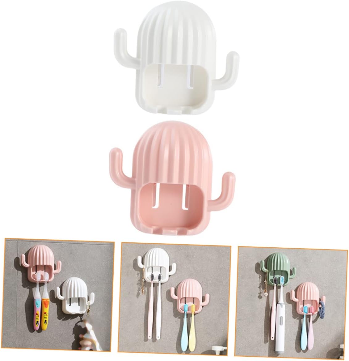 Elegant Cactus Toothbrush Racks